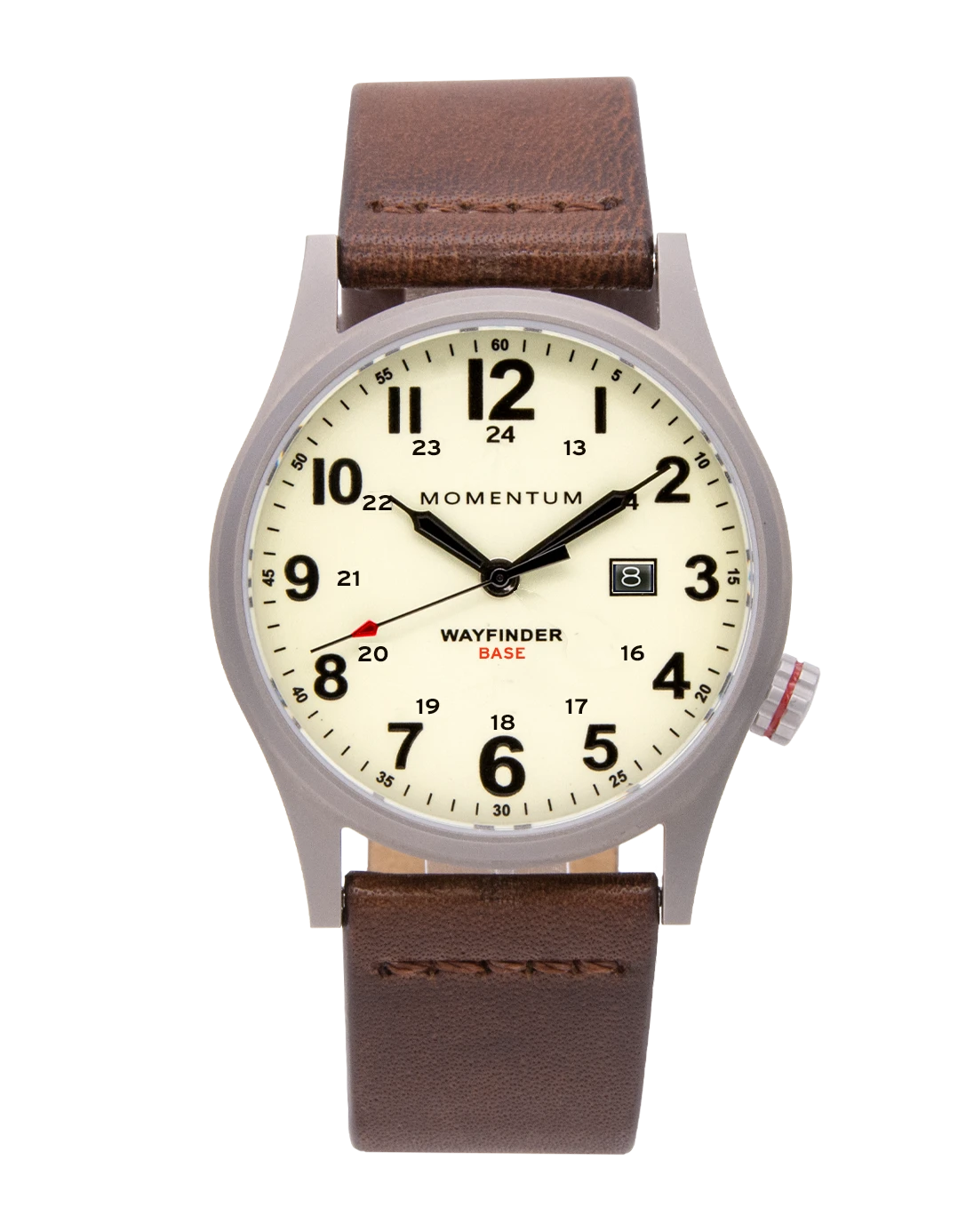 Date / Brown Bramante Leather