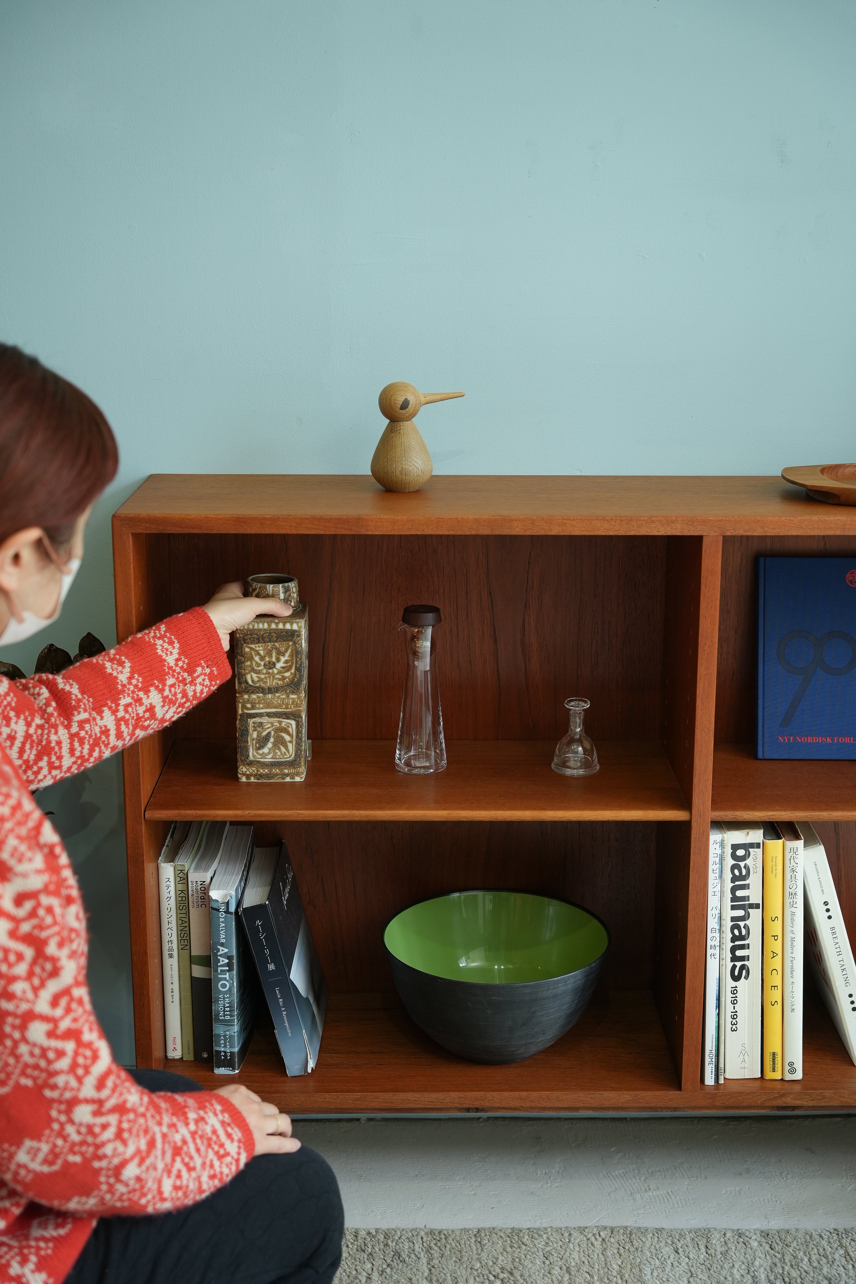 Børge Mogensen Bookcase Teakwood FDB Møbler/ボーエ・モーエンセン ブックケース 本棚 チーク材 デンマークヴィンテージ