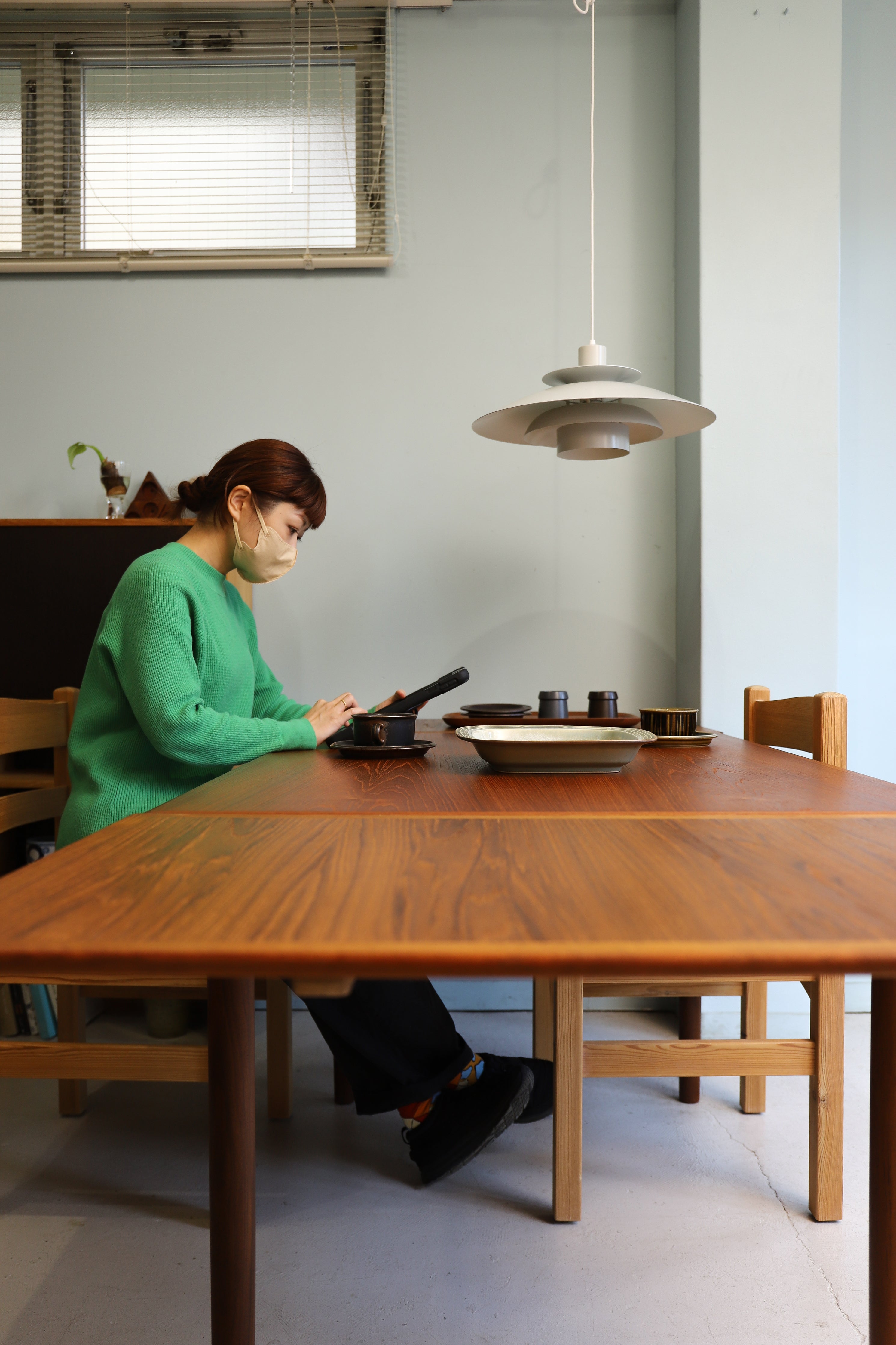 Draw Leaf Extension Dining Table Danish Vintage/デンマークヴィンテージ ドローリーフ エクステンション ダイニングテーブル 北欧家具