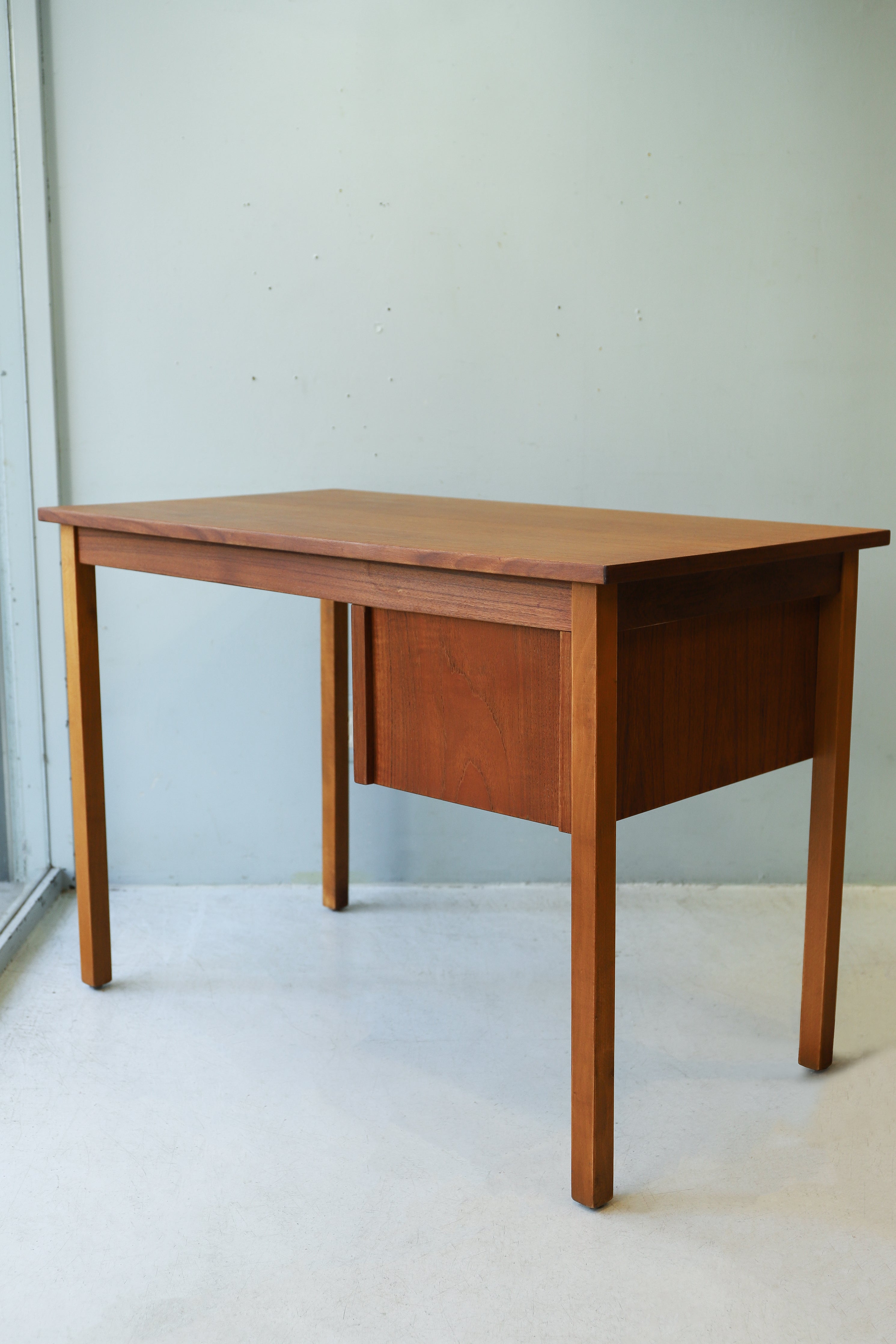 Single Pedestal Desk Danish Vintage/デンマークヴィンテージ 片袖デスク チーク材 北欧モダン