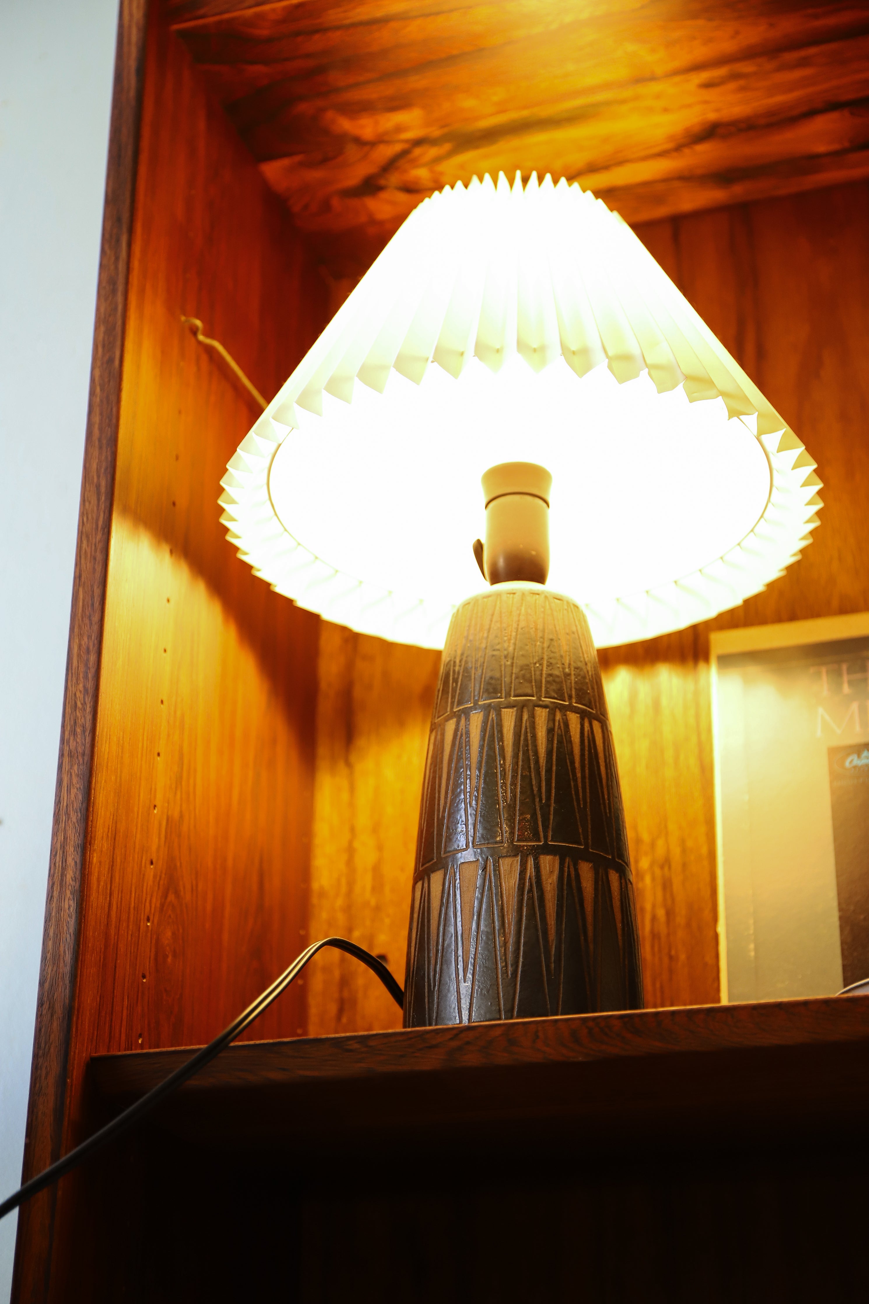 Michael Andersen and Son Table Lamp Danish Vintage/ミケル・アナセン テーブルランプ 照明 陶器 デンマークヴィンテージ