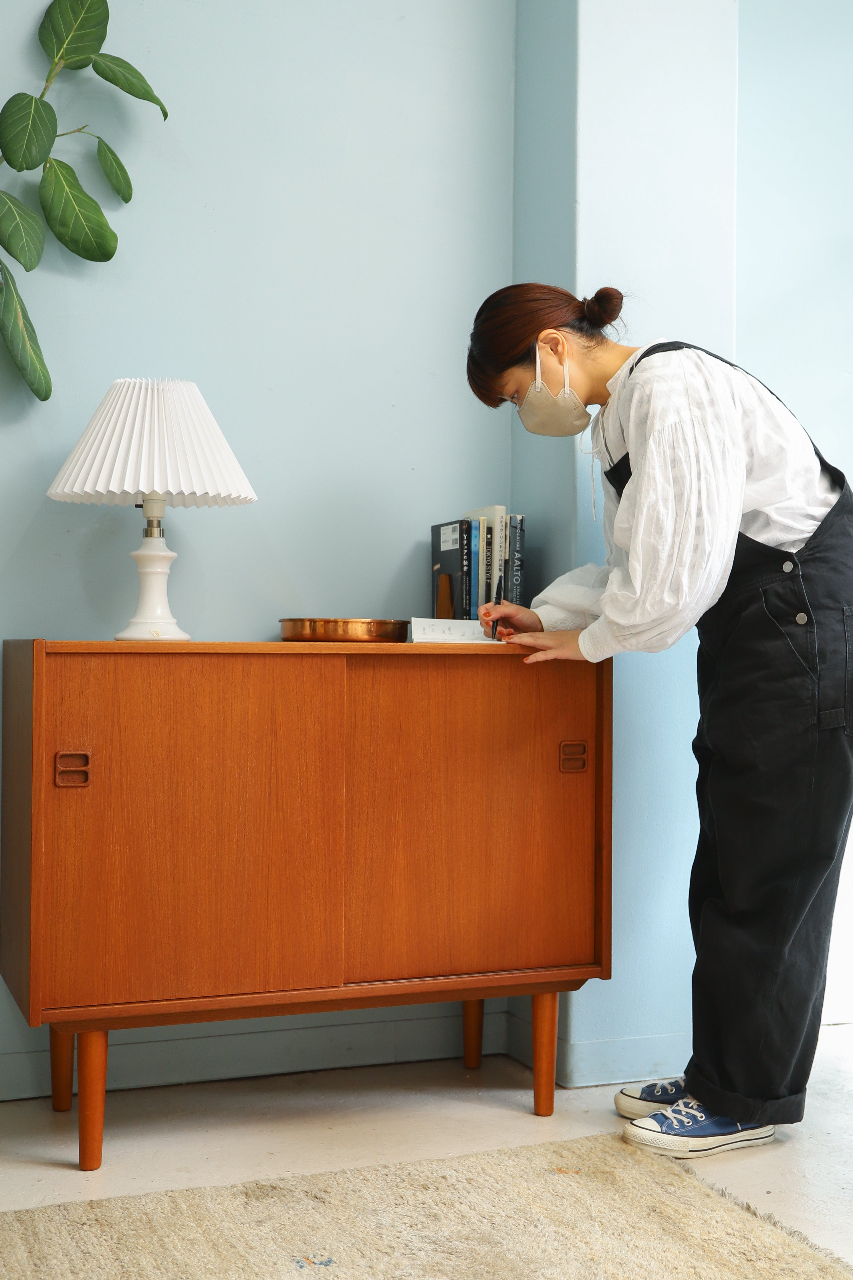 Danish Vintage Sejling Skabe Sideboard N.P. Nielsen/デンマークヴィンテージ サイドボード チーク材 収納 北欧家具