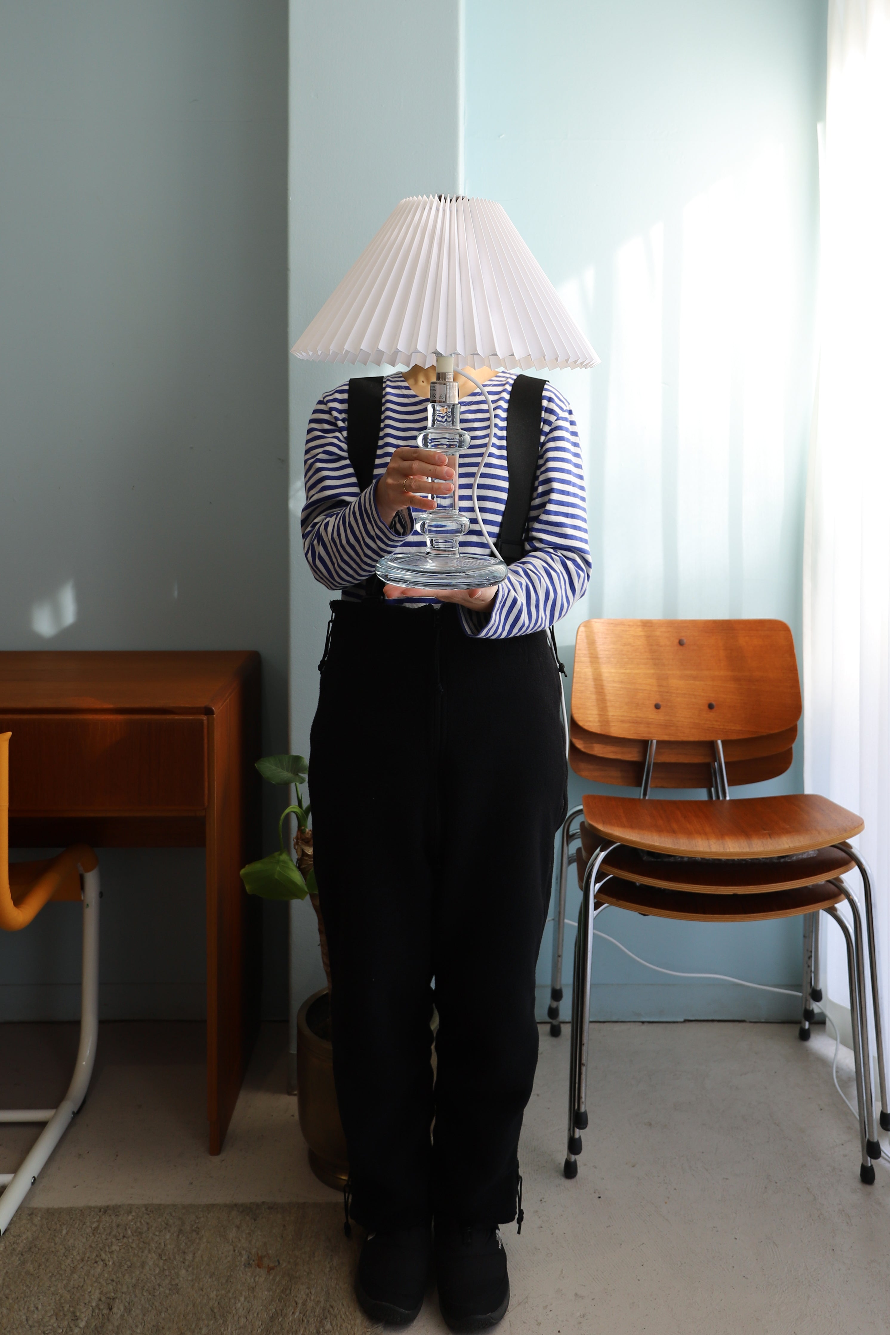 Danish Vintage Holmegaard Sheraton Table Lamp Michael Bang/ホルムガード シェラトン テーブルランプ 間接照明 デンマークヴィンテージ