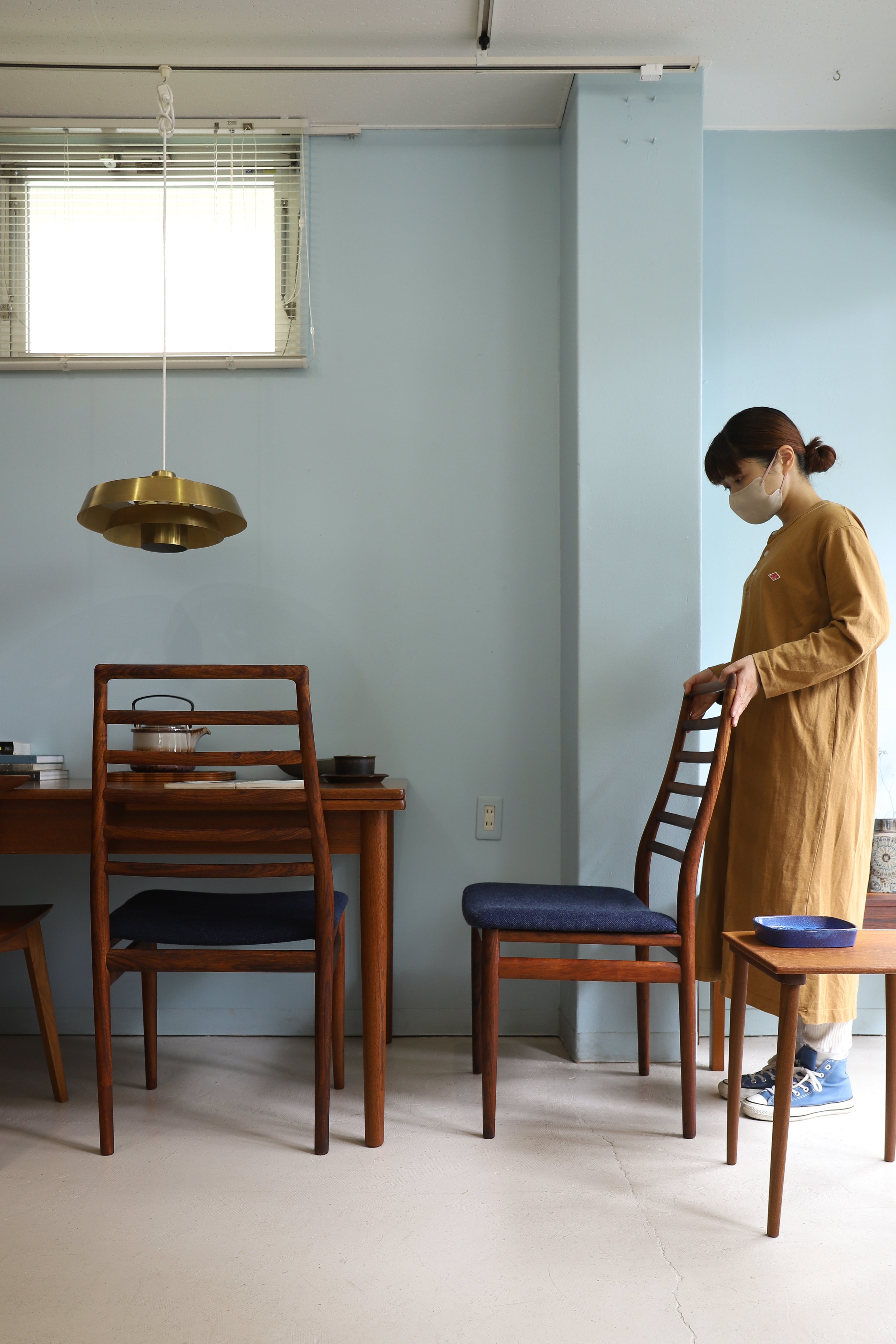 Sorø Stolefabrik High Back Dining Chair Rosewood/デンマークヴィンテージ ダイニングチェア 椅子 ハイバック ローズウッド 北欧家具