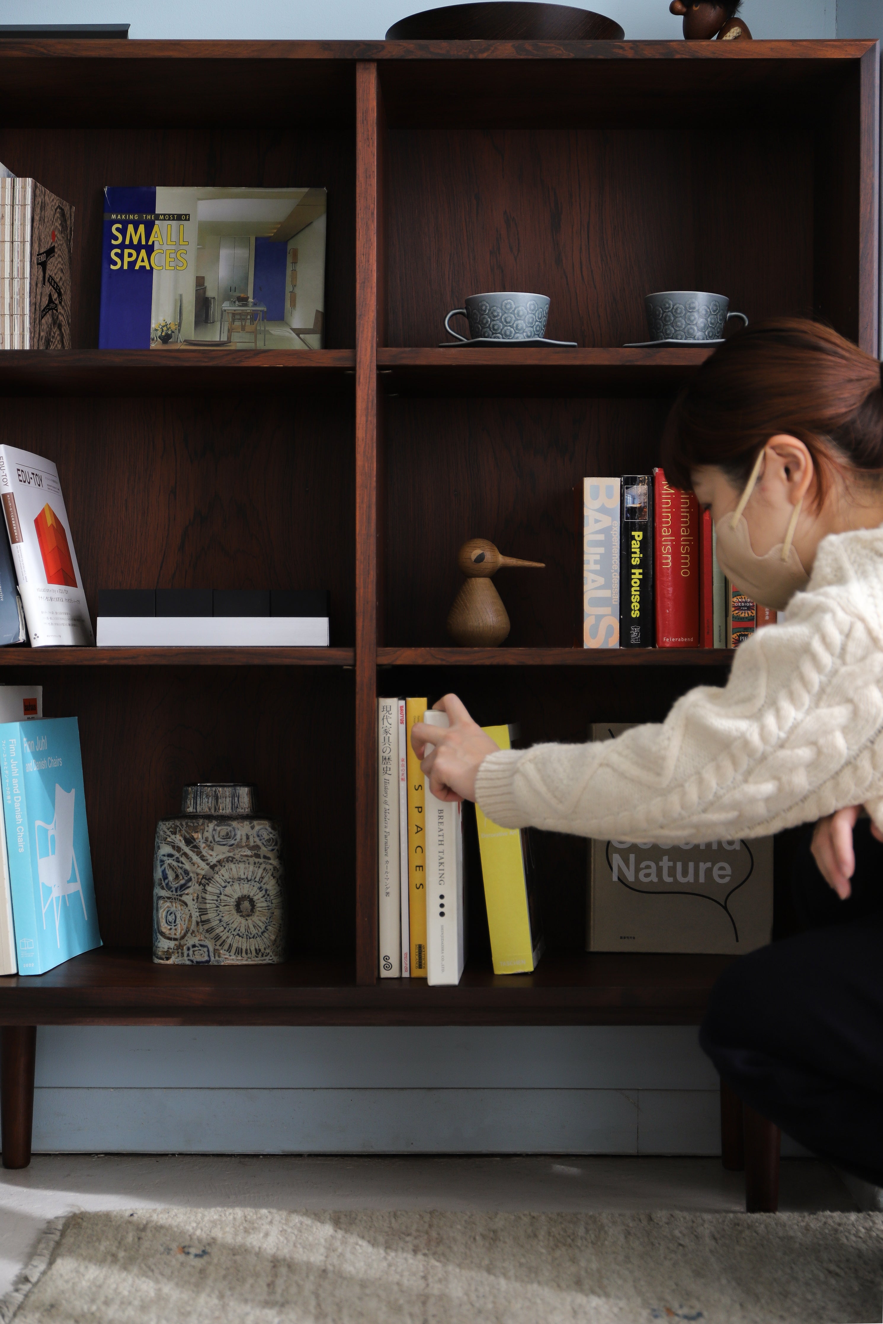 Rosewood Bookcase Shelf Danish Vintage/デンマークヴィンテージ ブックケース ローズウッド 本棚 北欧家具