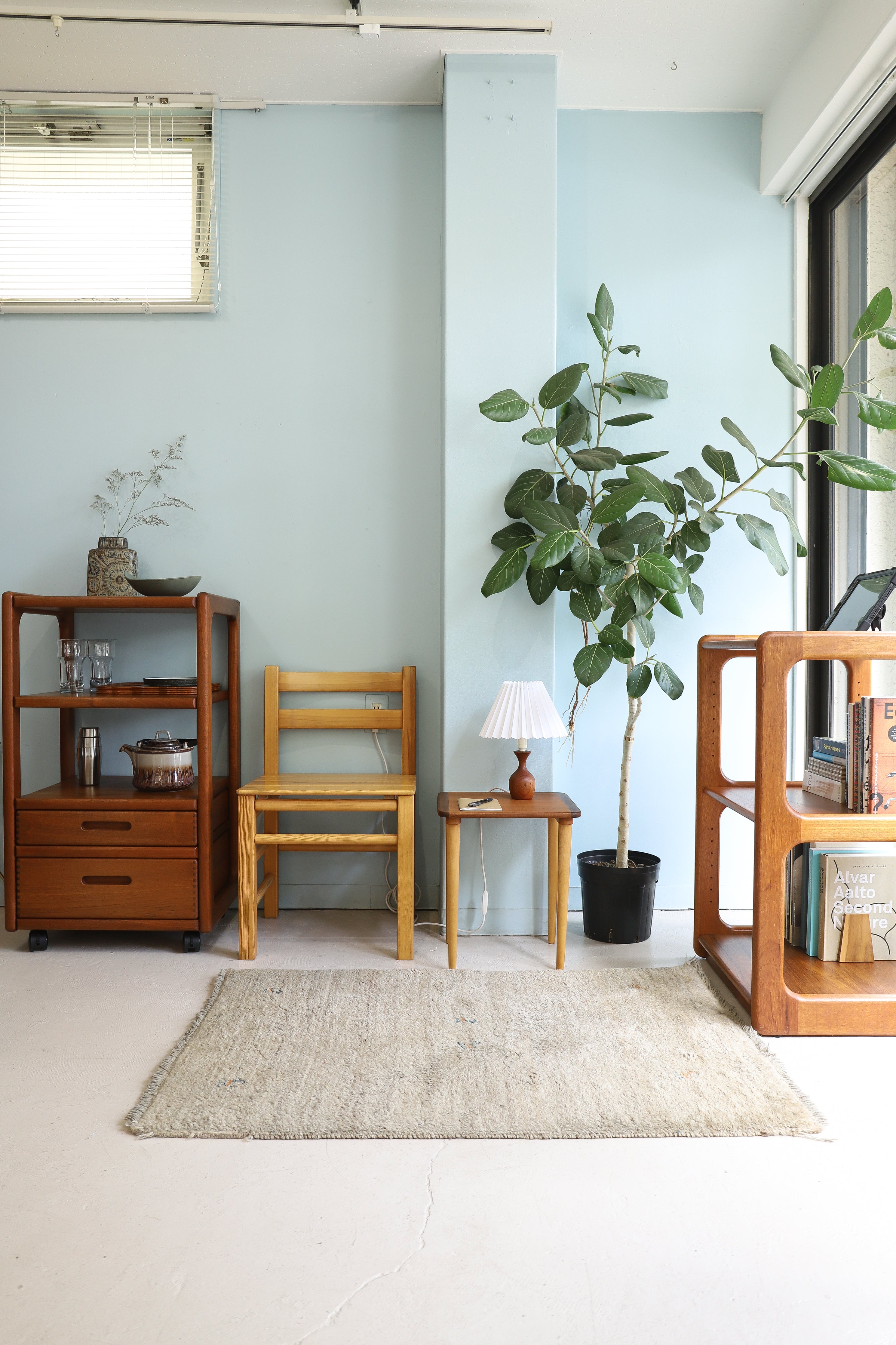 Danish Vintage Teakwood Wagon Shelf/デンマークヴィンテージ ワゴン シェルフ チーク材 北欧家具