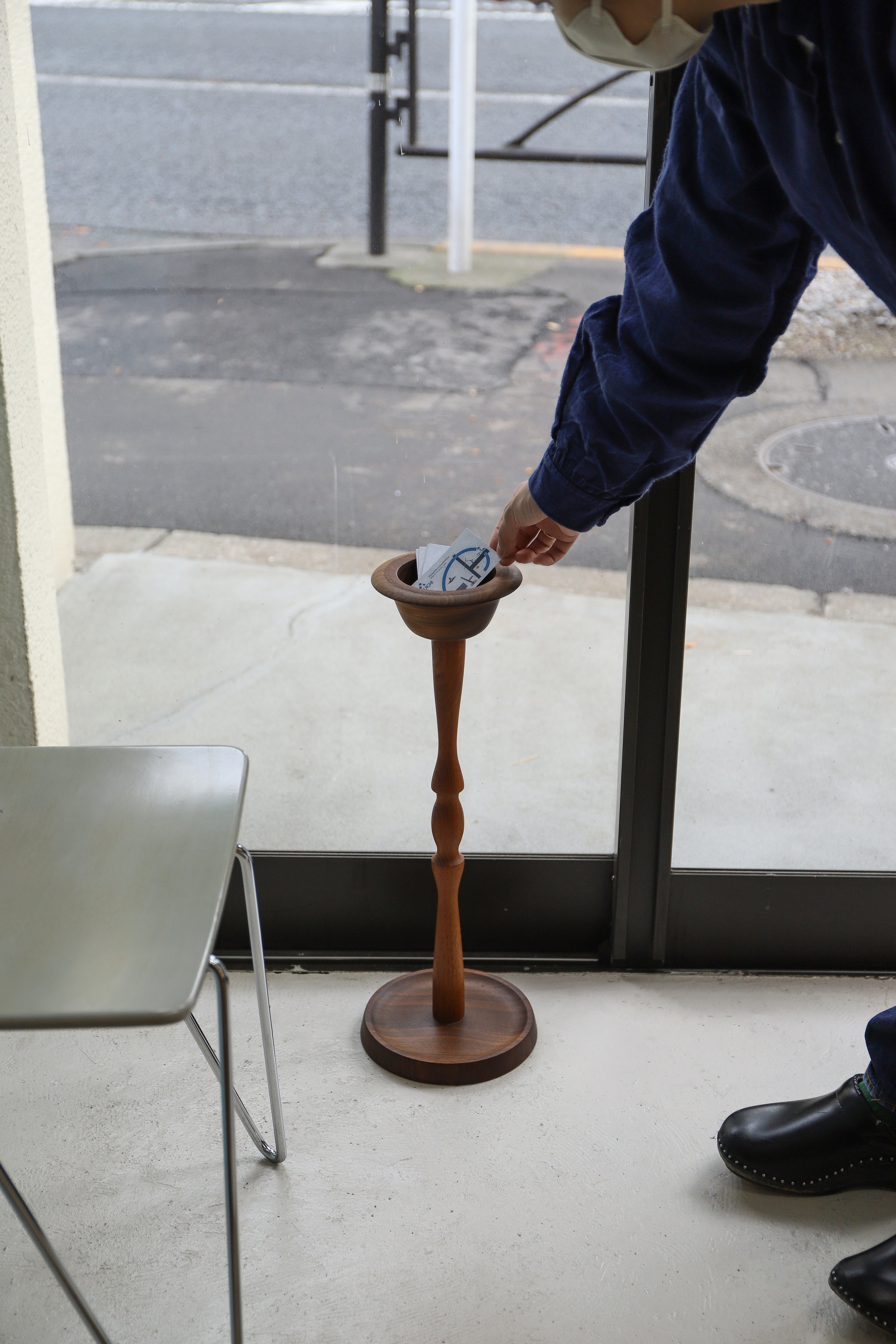 Danish Vintage Teak Afromosia Accessory Tray Plant Stand/デンマークヴィンテージ アクセサリートレイ プラントスタンド チーク アフロモシア 北欧雑貨