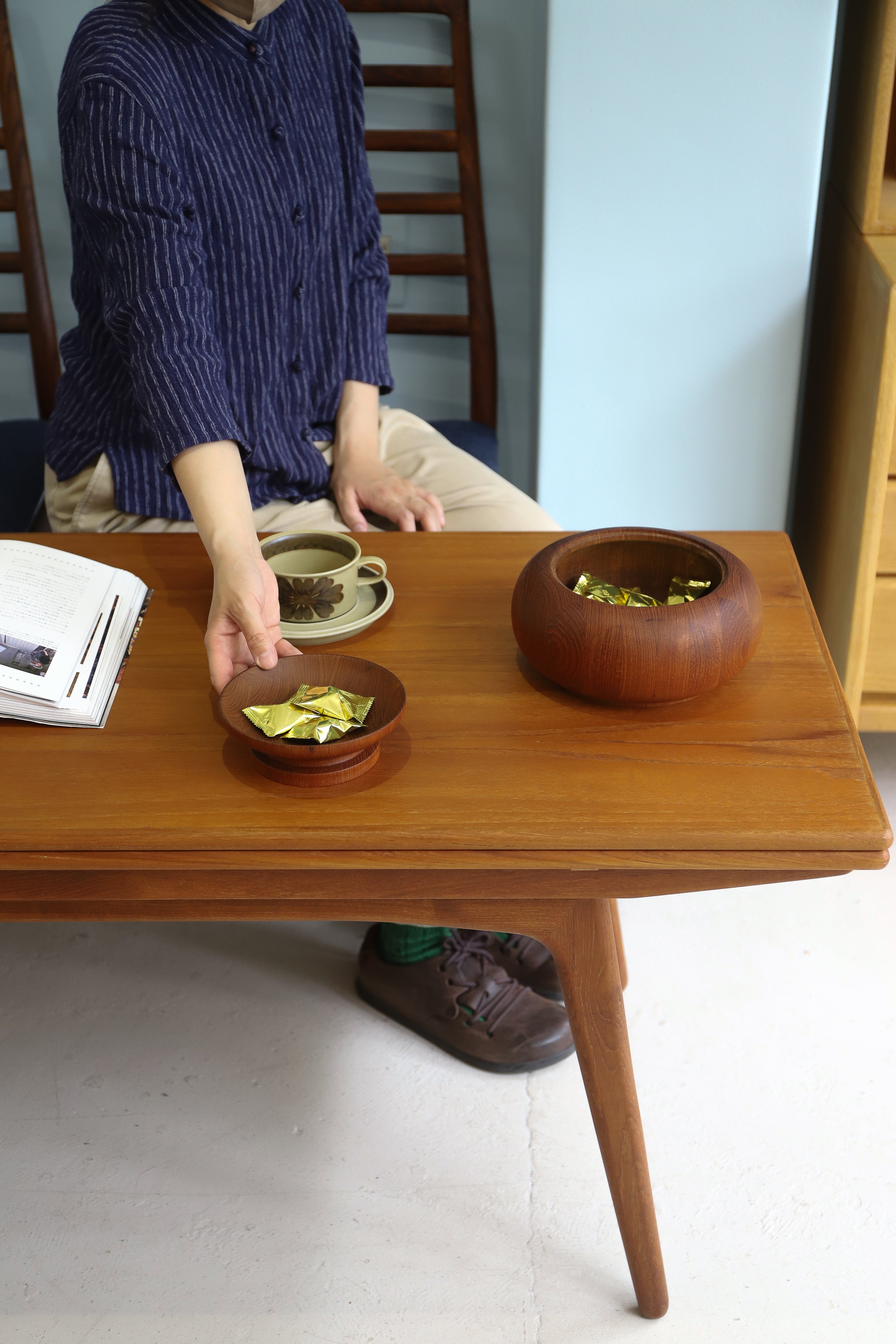 Teakwood Bowl Danish Vintage/デンマークヴィンテージ チークボウル 北欧インテリア