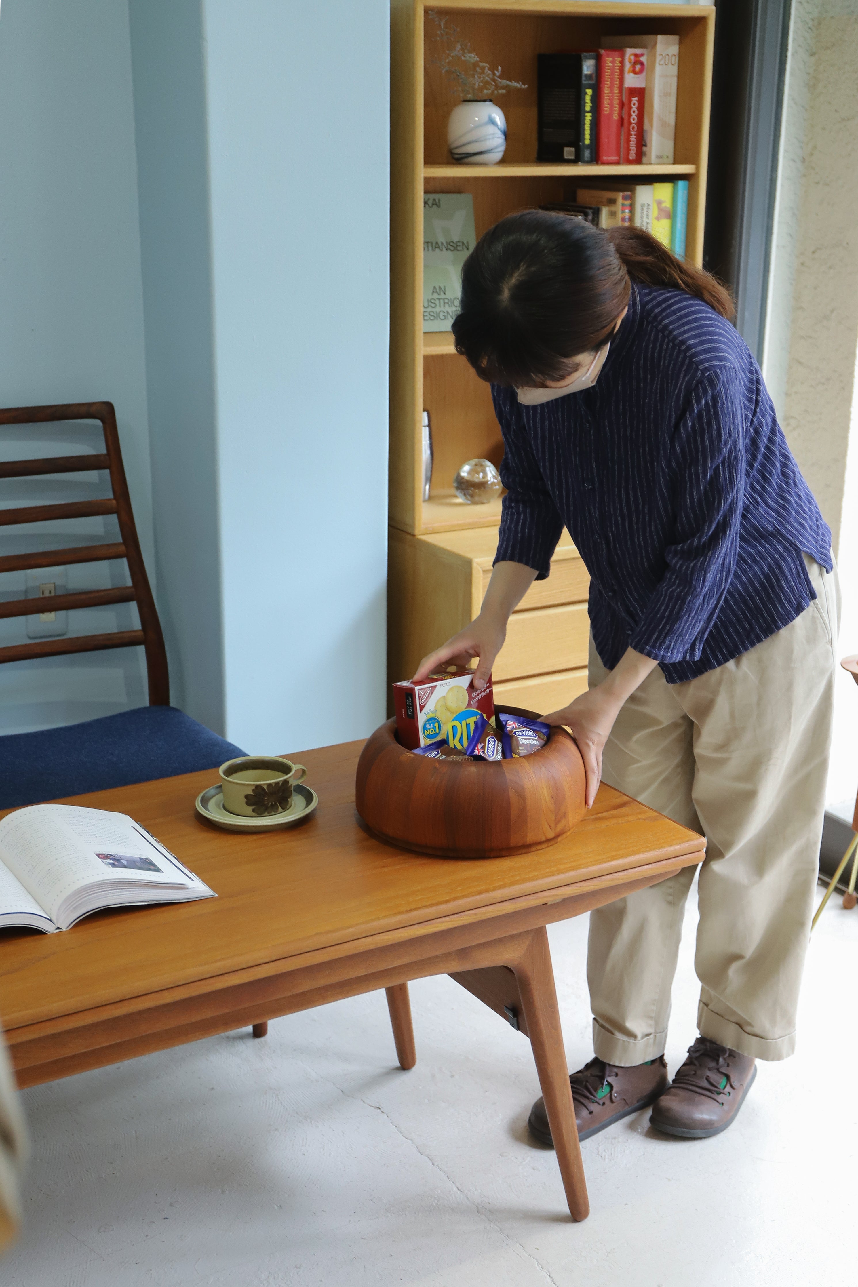 Teakwood Bowl Danish Vintage/デンマークヴィンテージ チークボウル 北欧インテリア