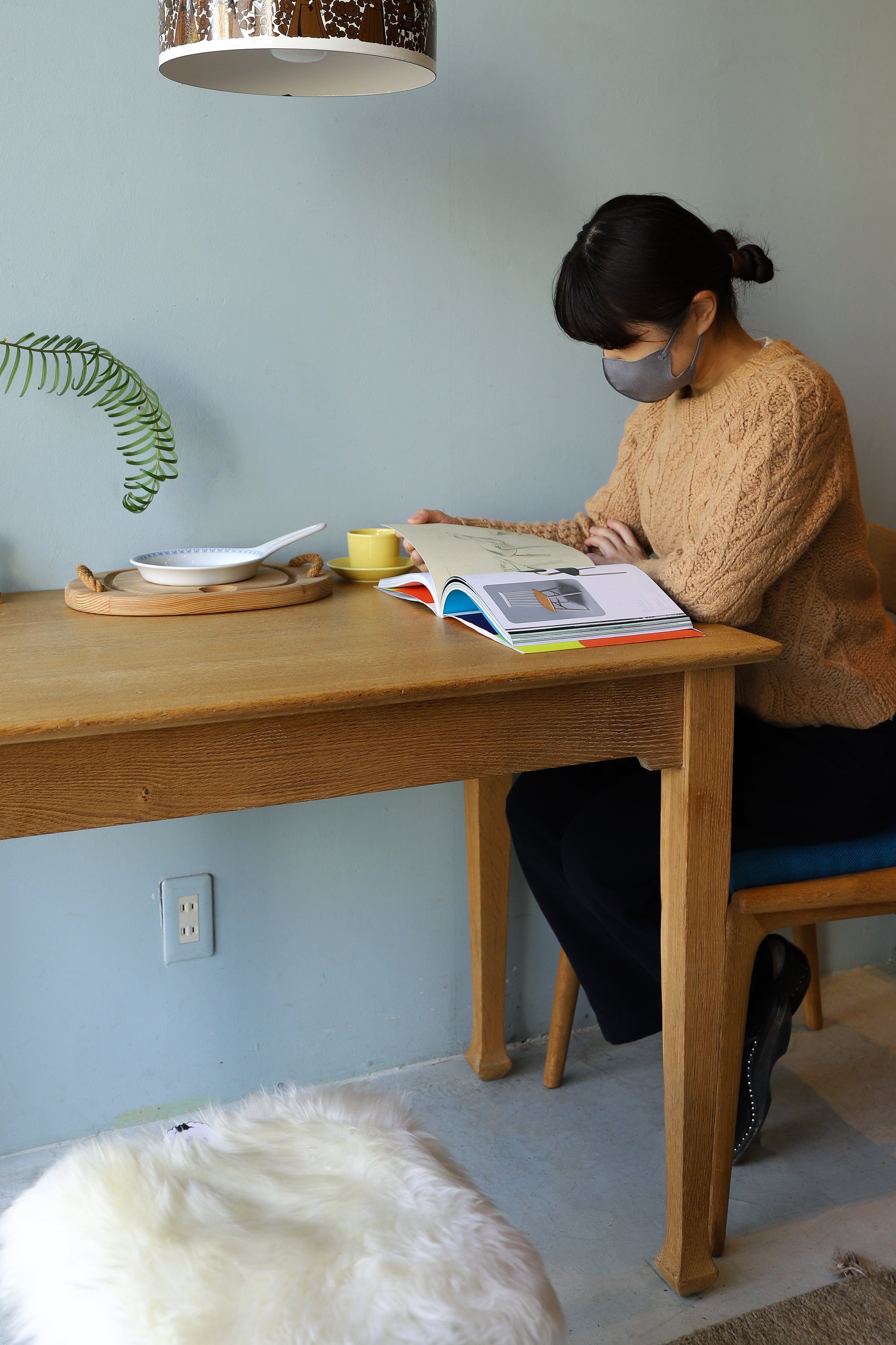 Dining Work Table Oakwood Danish Vintage/デンマークヴィンテージ ダイニング ワークテーブル オーク材 北欧家具