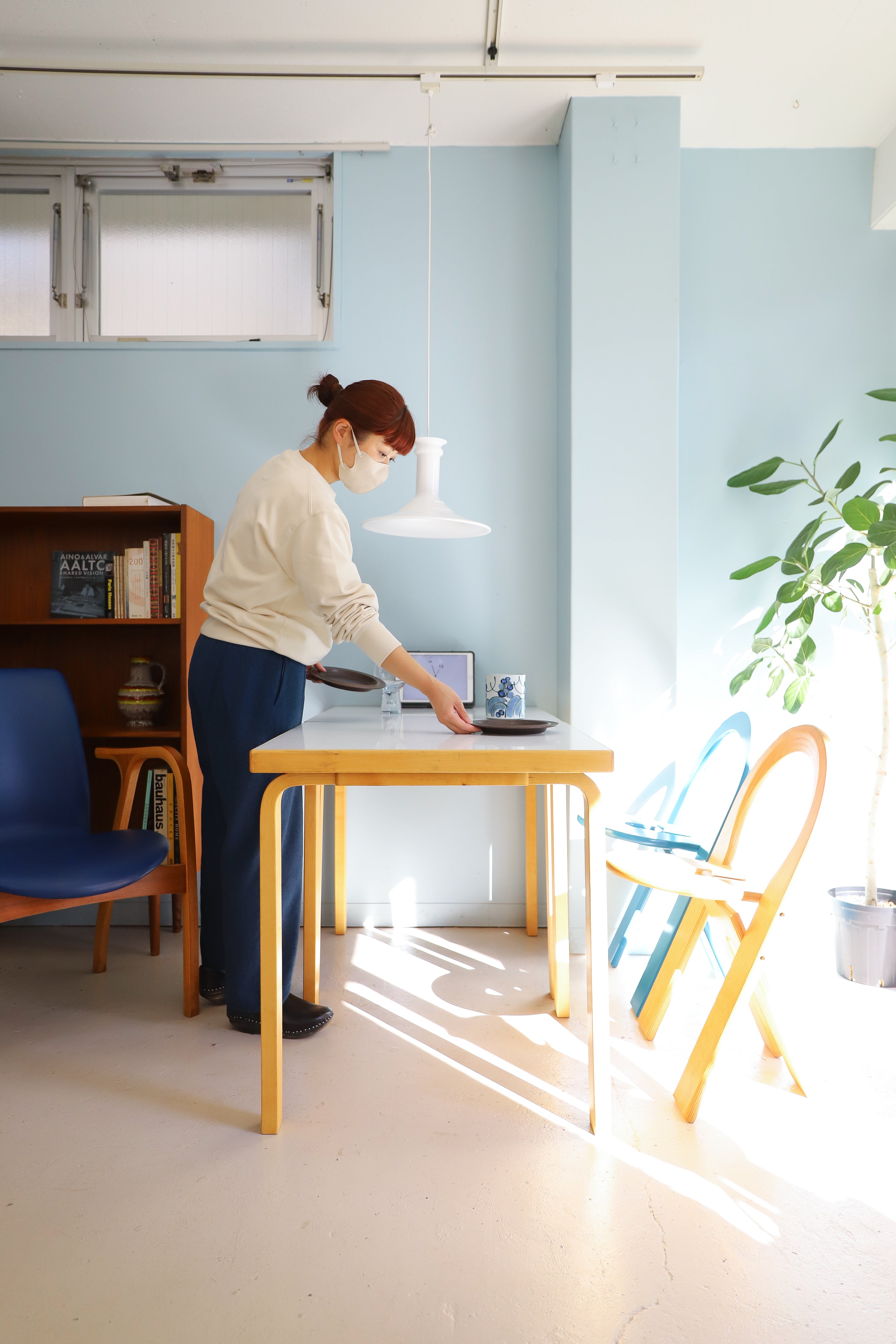 Alvar Aalto artek Table Finnish Vintage/フィンランドヴィンテージ アルテック テーブル デスク アルヴァ・アアルト 北欧家具