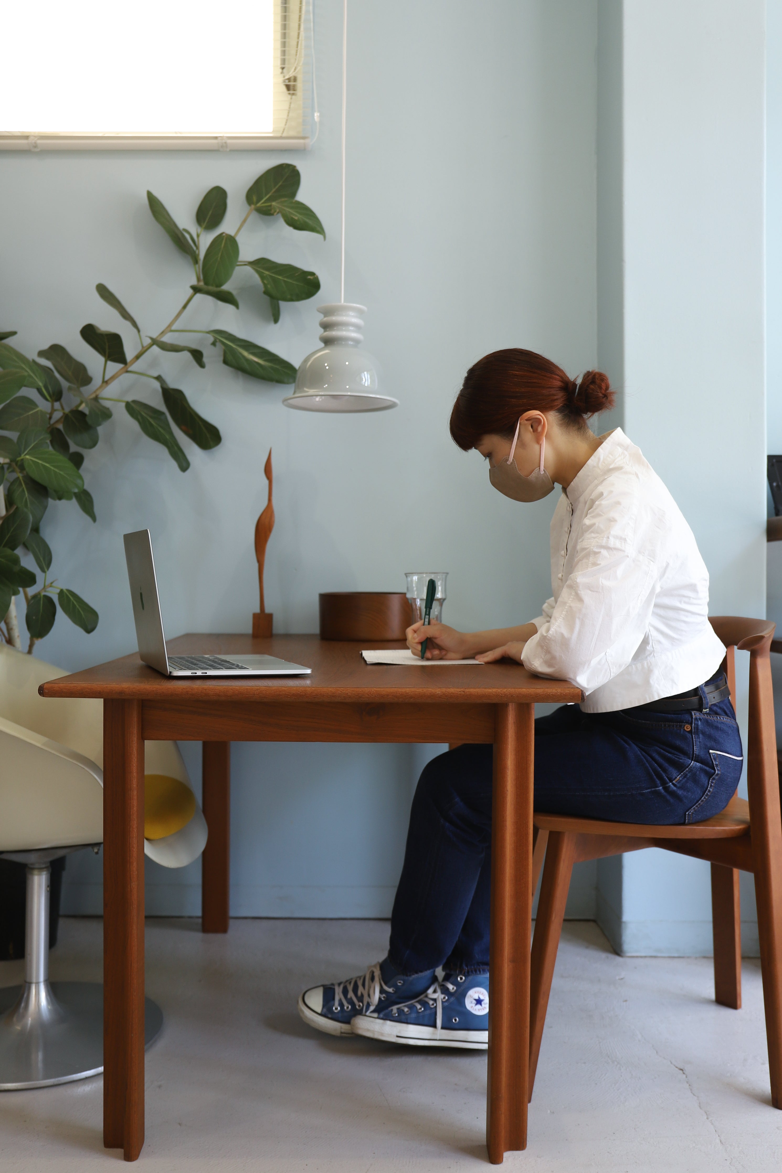 Vintage Dining Table Teakwood Scandinavian Design/ヴィンテージ ダイニングテーブル コンパクト チーク材 北欧デザイン