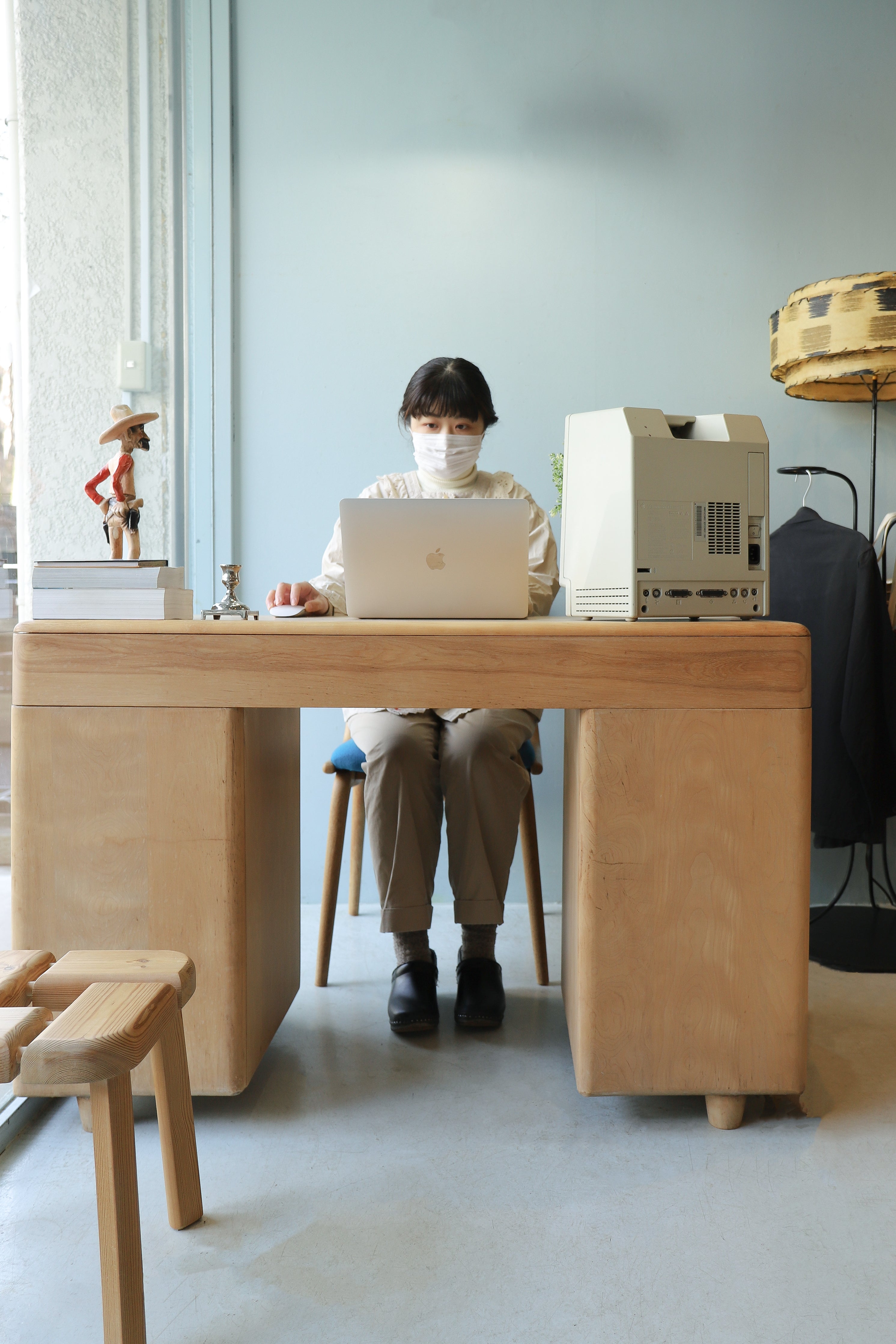 HEYWOOD-WAKEFIELD Kneehole Desk US Vintage/アメリカヴィンテージ 両袖デスク ヘイウッドウェイクフィールド ミッドセンチュリー