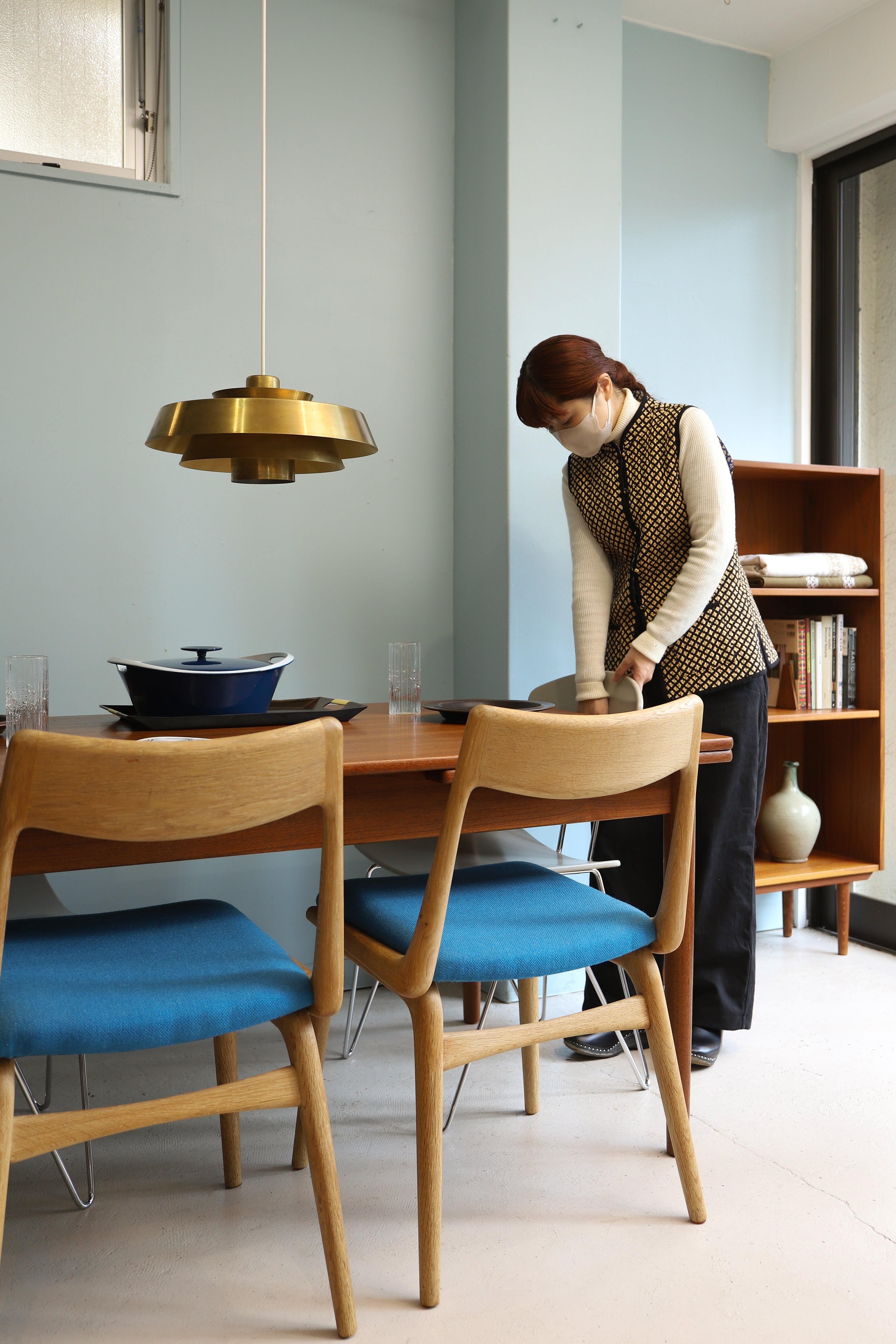 Vintage Andreas Tuck Extension Dining Table AT316 Hans J.Wegner/アンドレス・タック エクステンション ダイニングテーブル ハンス・J・ウェグナー 北欧家具