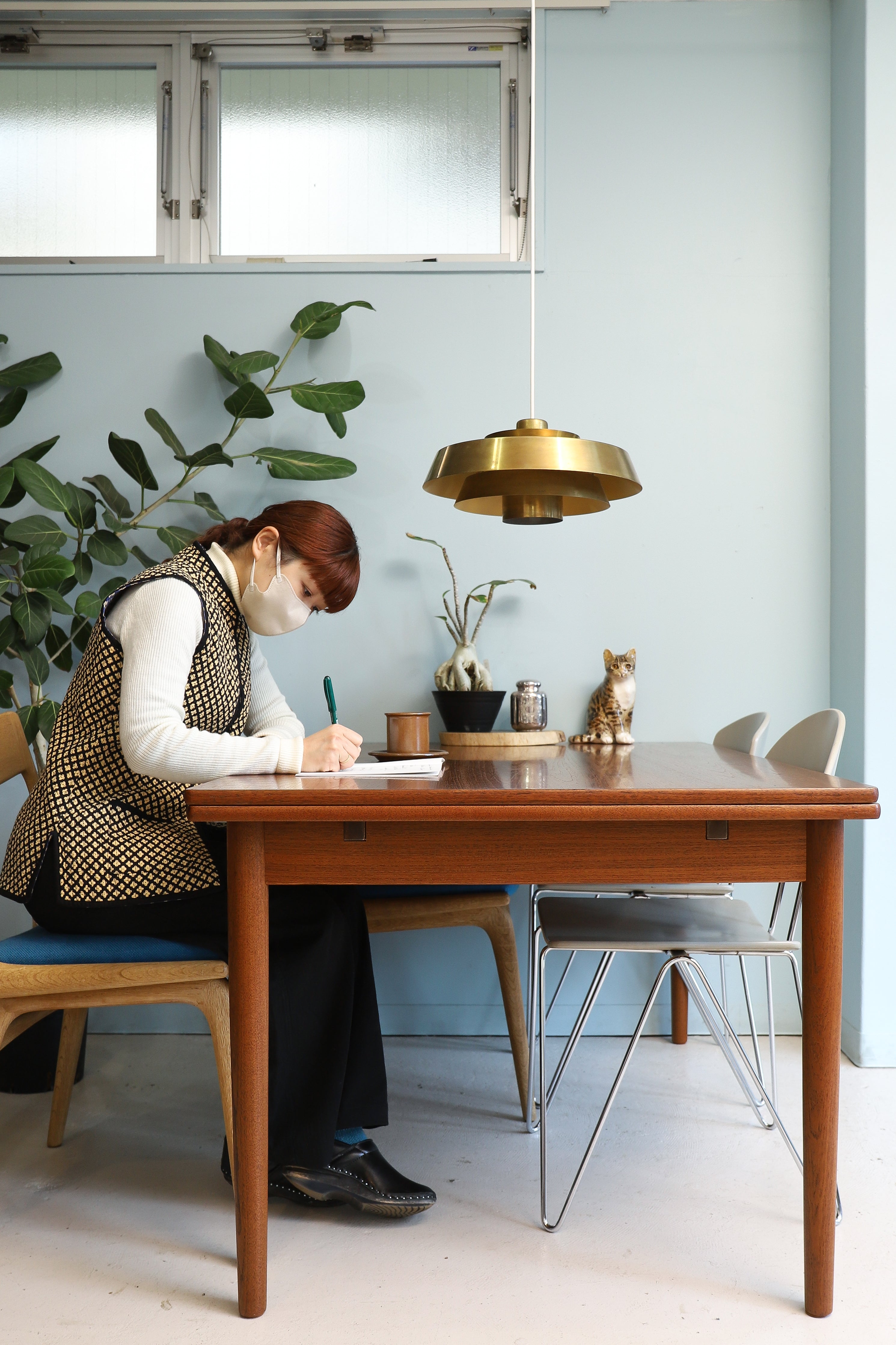 Vintage Andreas Tuck Extension Dining Table AT316 Hans J.Wegner/アンドレス・タック エクステンション ダイニングテーブル ハンス・J・ウェグナー 北欧家具