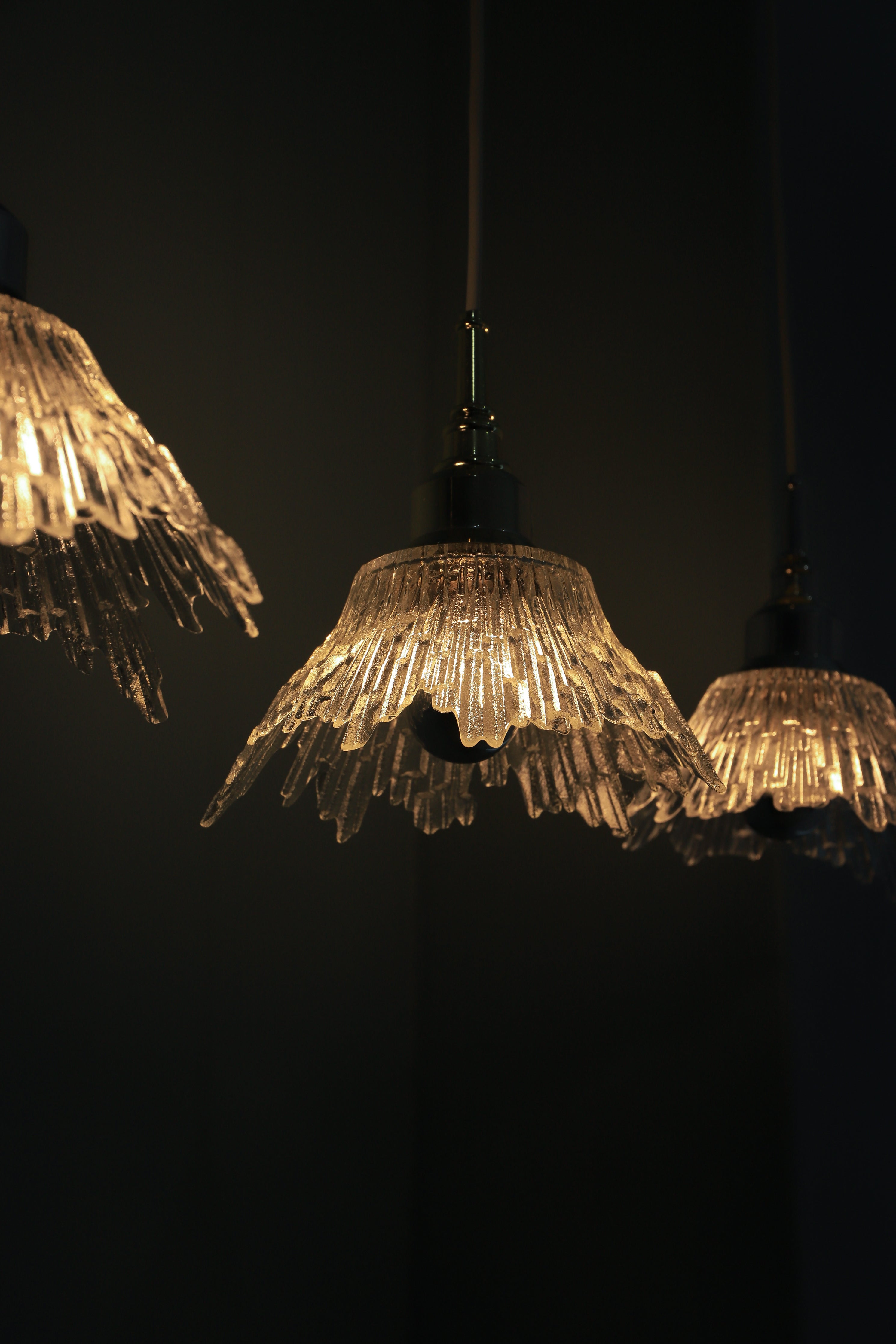 Tauno Wirkkala Pendant Light Northern Lights Revontulet/タウノ・ウィルカラ ペンダントライト ガラスシェード 照明 北欧ヴィンテージ