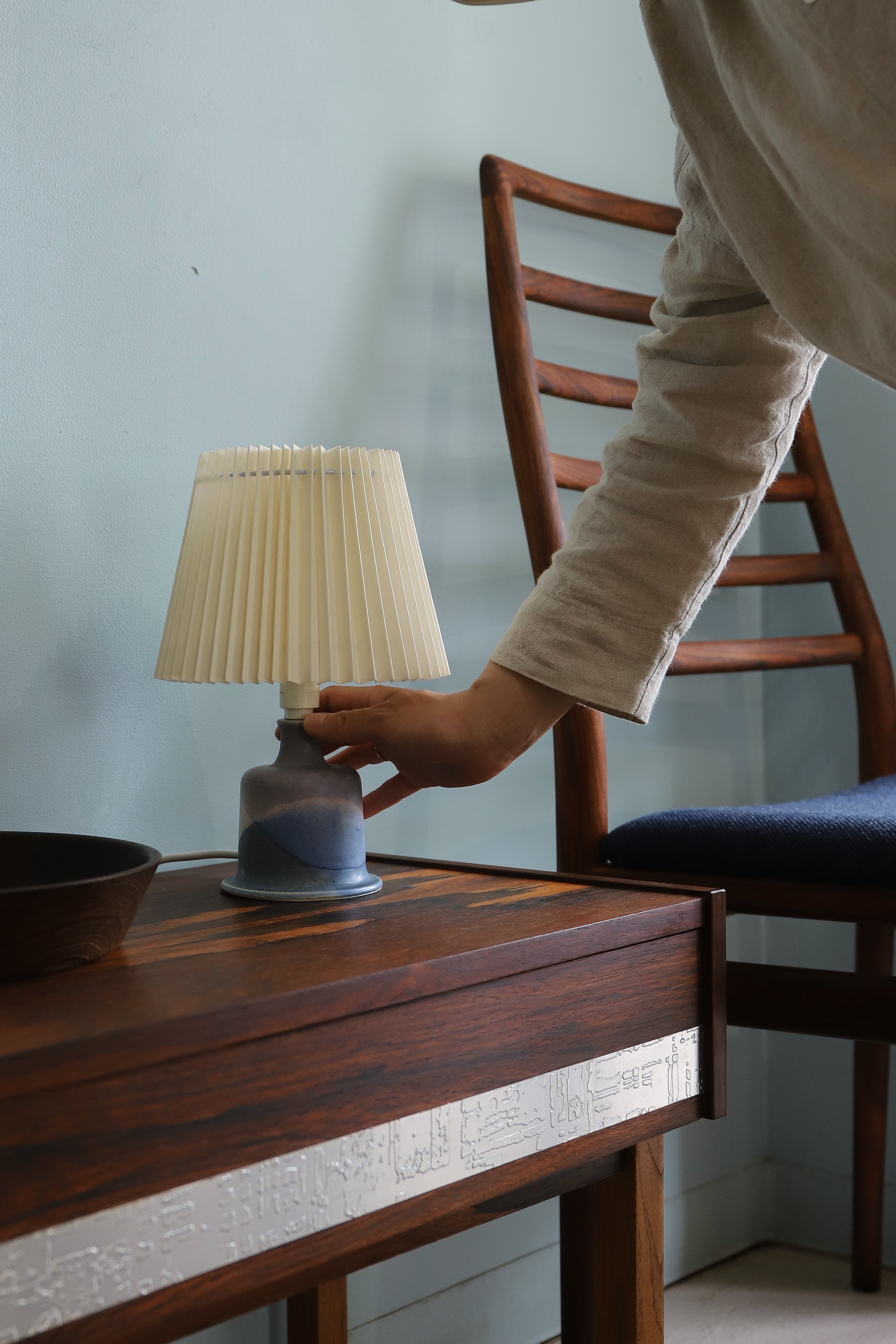 Danish Vintage Jette Hellerøe Table Lamp/デンマークヴィンテージ テーブルランプ イェテ・ヘレロエ 間接照明 北欧インテリア