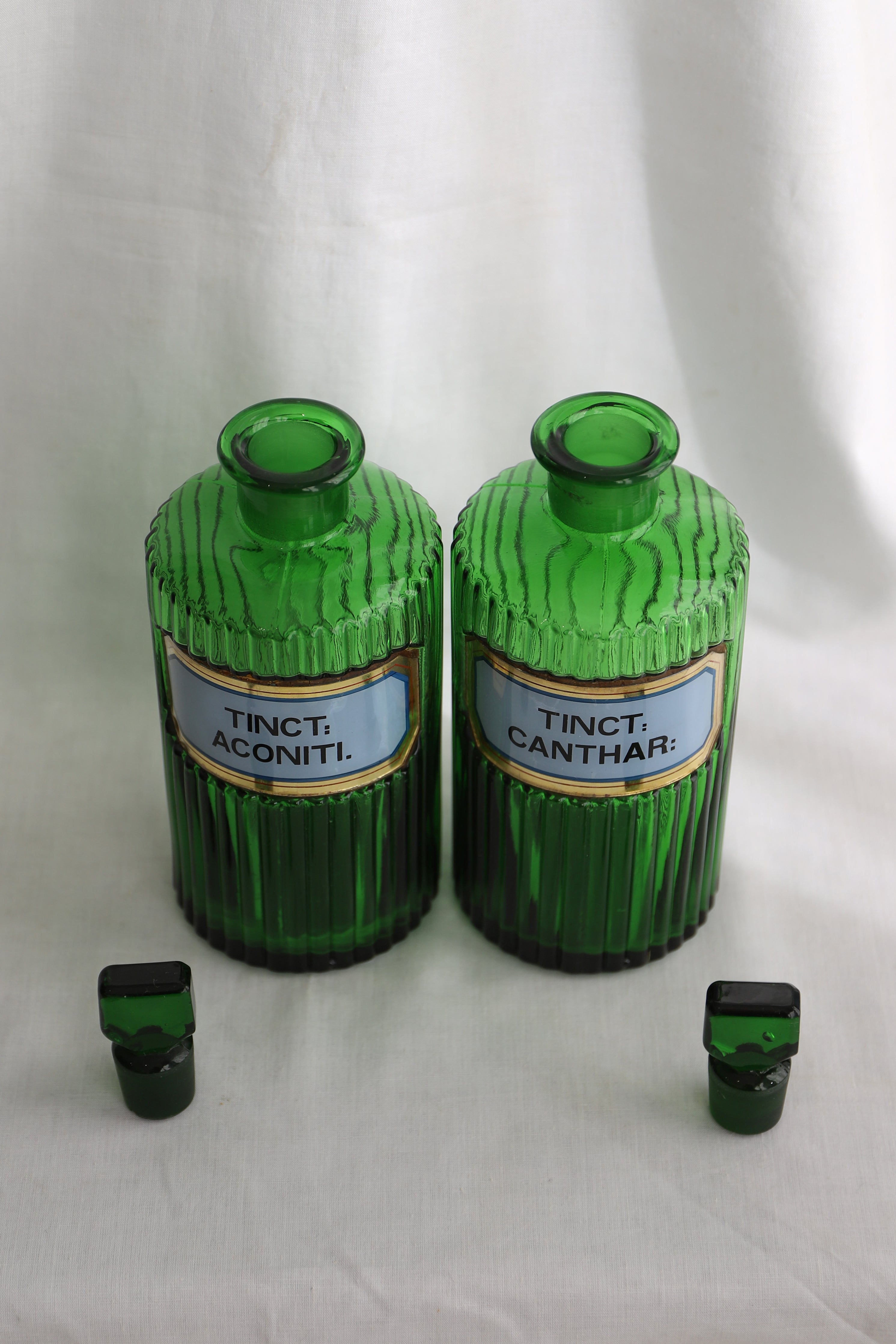 UK Antique Apothecary Jar Glass Bottle/イギリスアンティーク 薬瓶 ガラスボトル インテリア