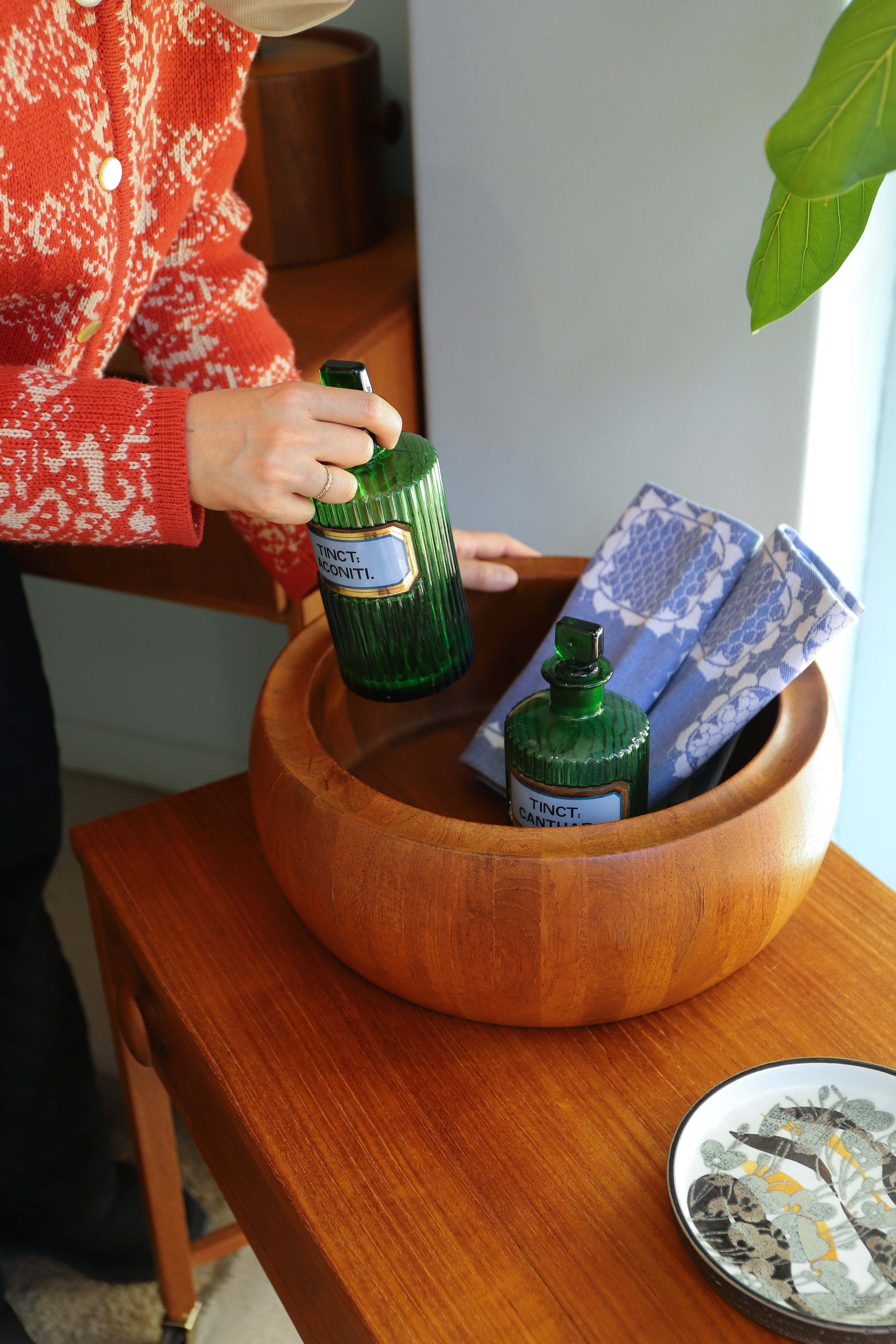 Danish Vintage DIGSMED Teakwood Ice Basket Bowl/デンマークヴィンテージ ディグスメッド アイスバスケット ボウル チーク材