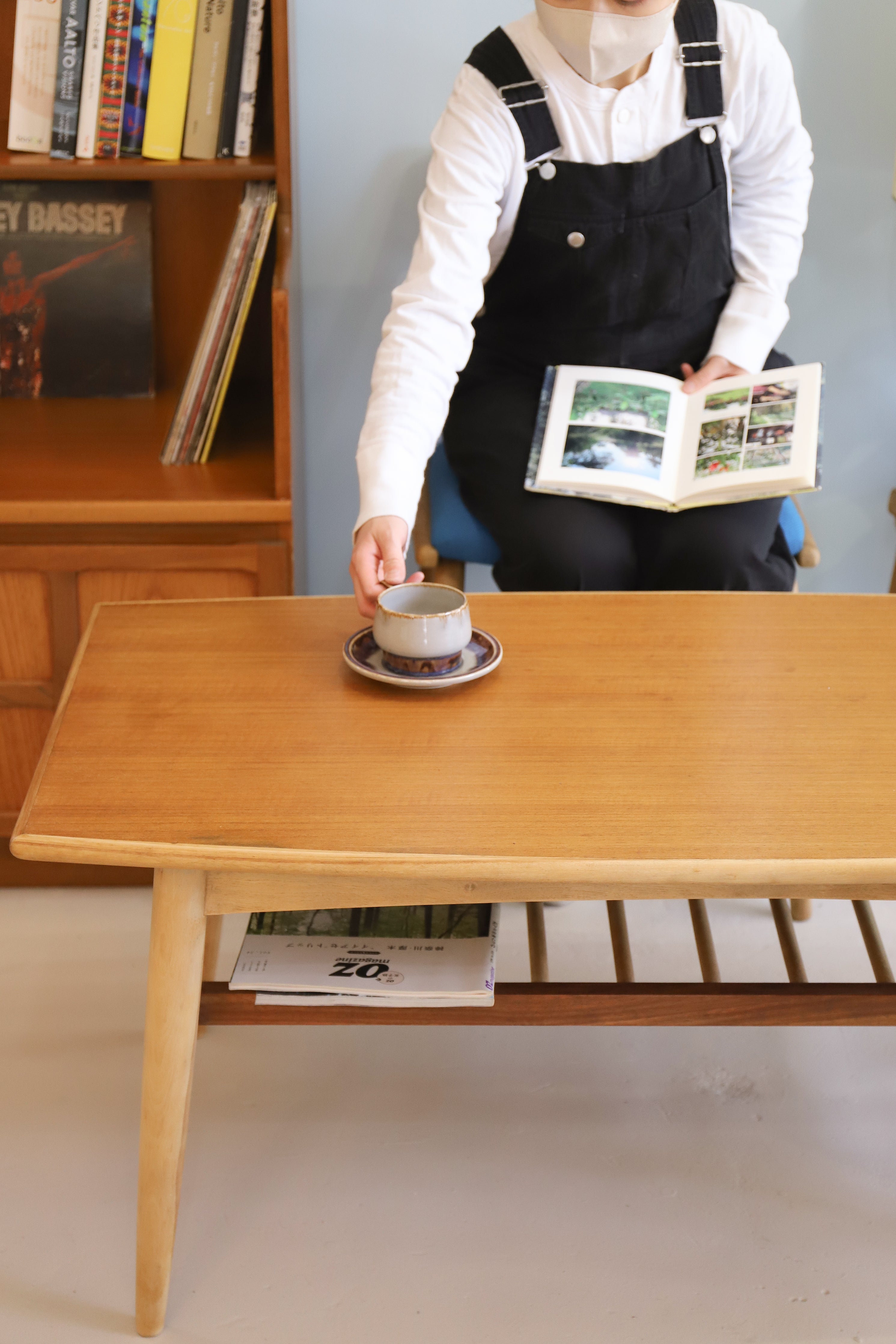 Midcentury Vintage Coffee Table/ヴィンテージ コーヒーテーブル センターテーブル チーク材 レトロ ミッドセンチュリー 北欧デザイン