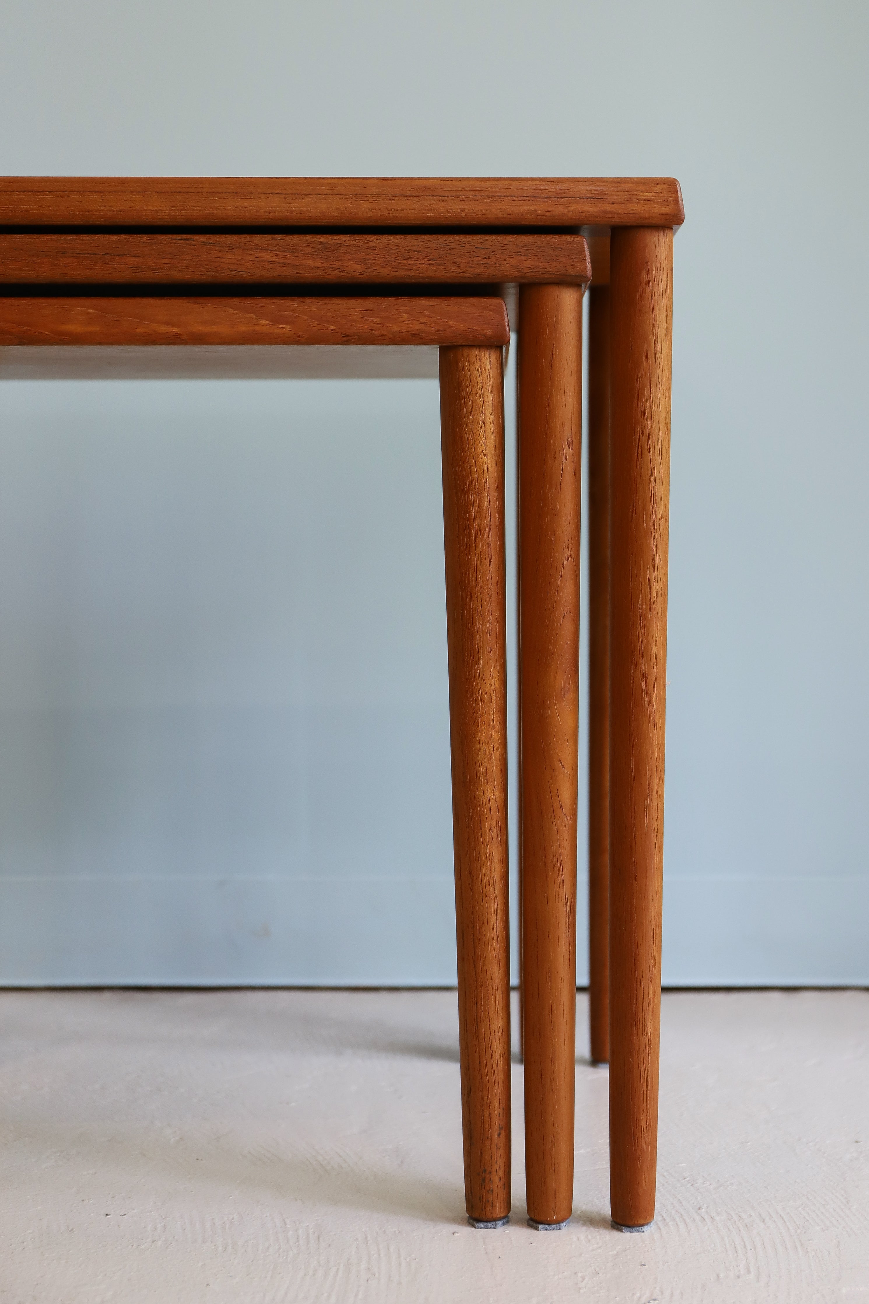 Danish Vintage Nesting Table Side Table/デンマークヴィンテージ ネストテーブル チーク材 サイドテーブル 北欧家具