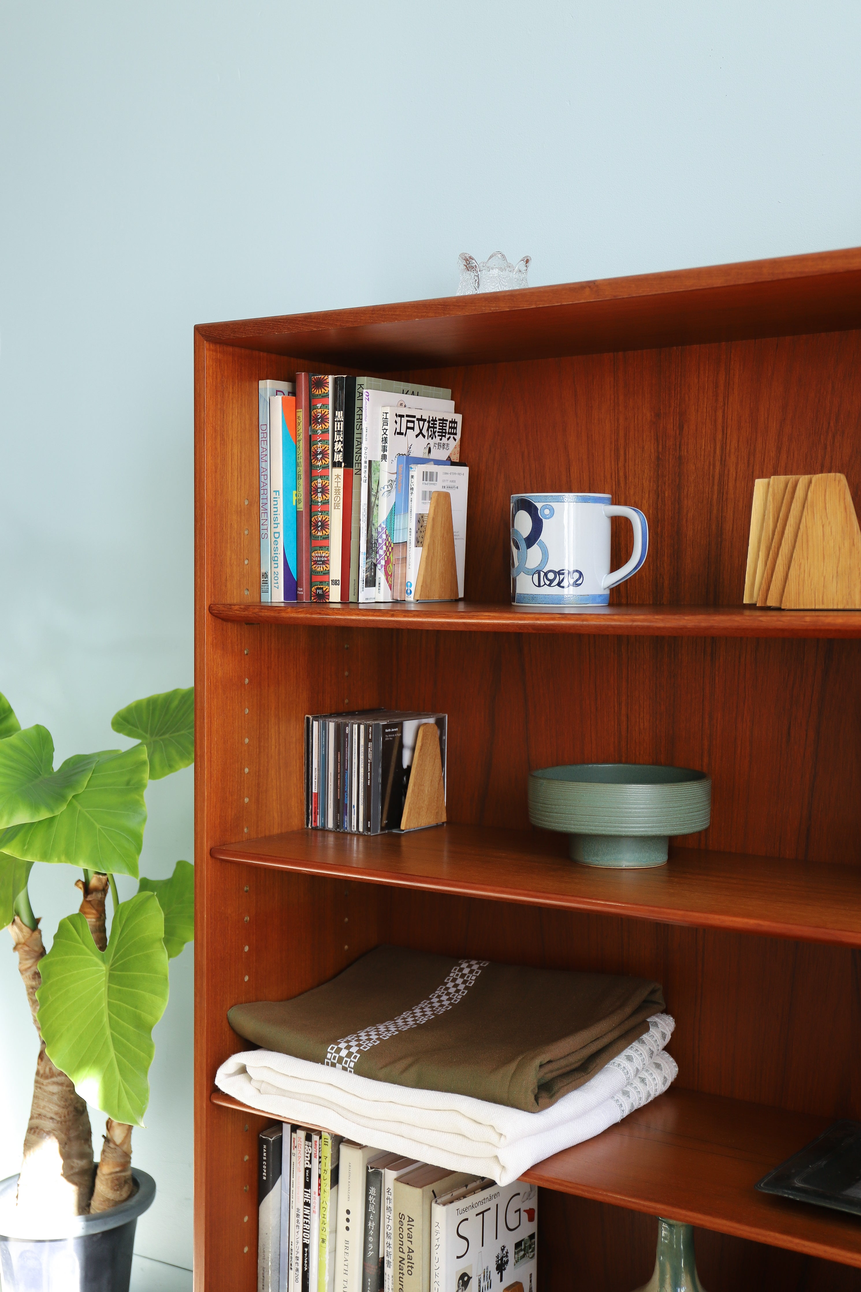 Danish Vintage Bookend Oakwood/デンマークヴィンテージ ブックエンド 本立て オーク材 北欧インテリア