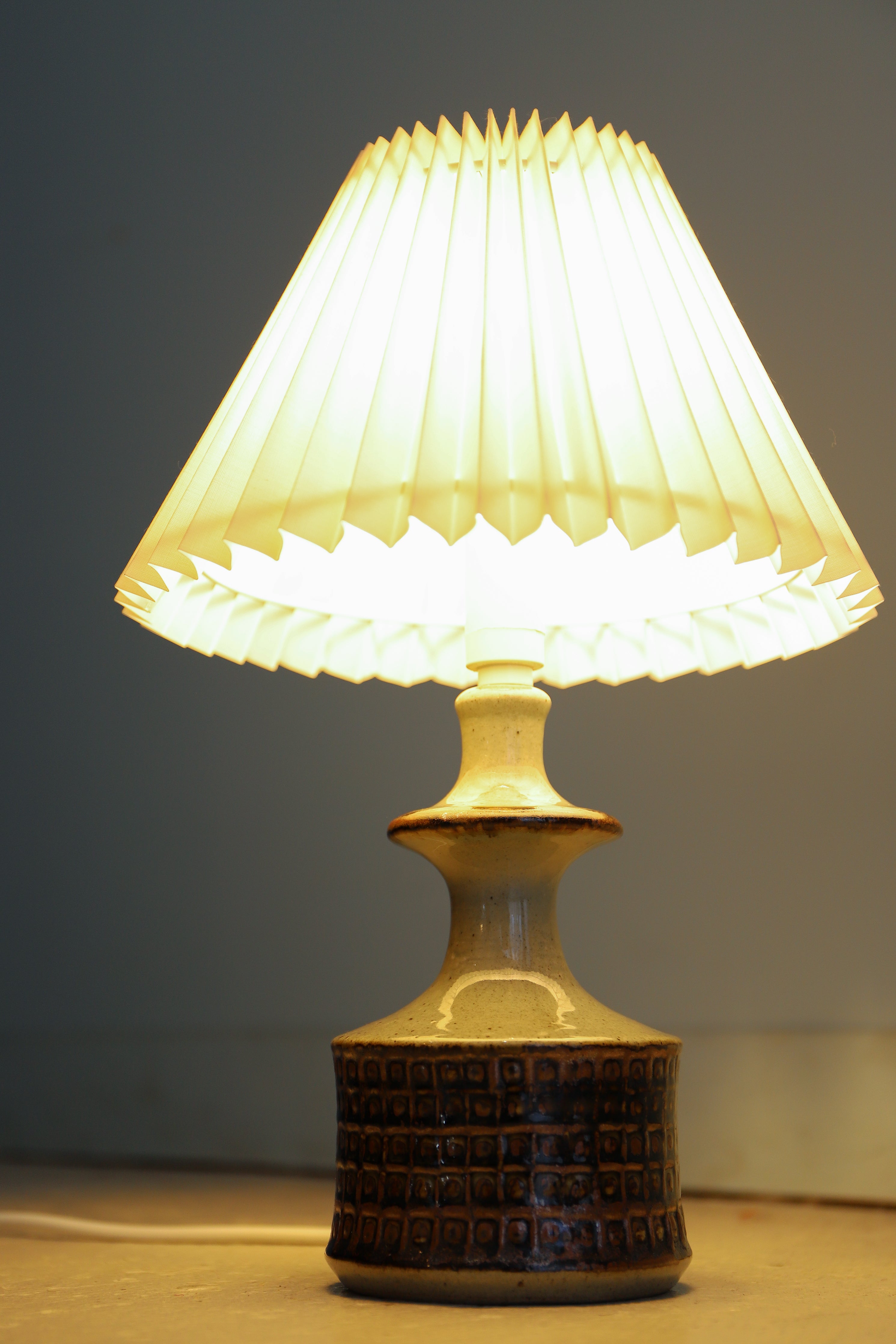 Danish Vintage Knabstrup Keramik Table Lamp/デンマークヴィンテージ テーブルランプ ナブストラップ 間接照明 北欧インテリア