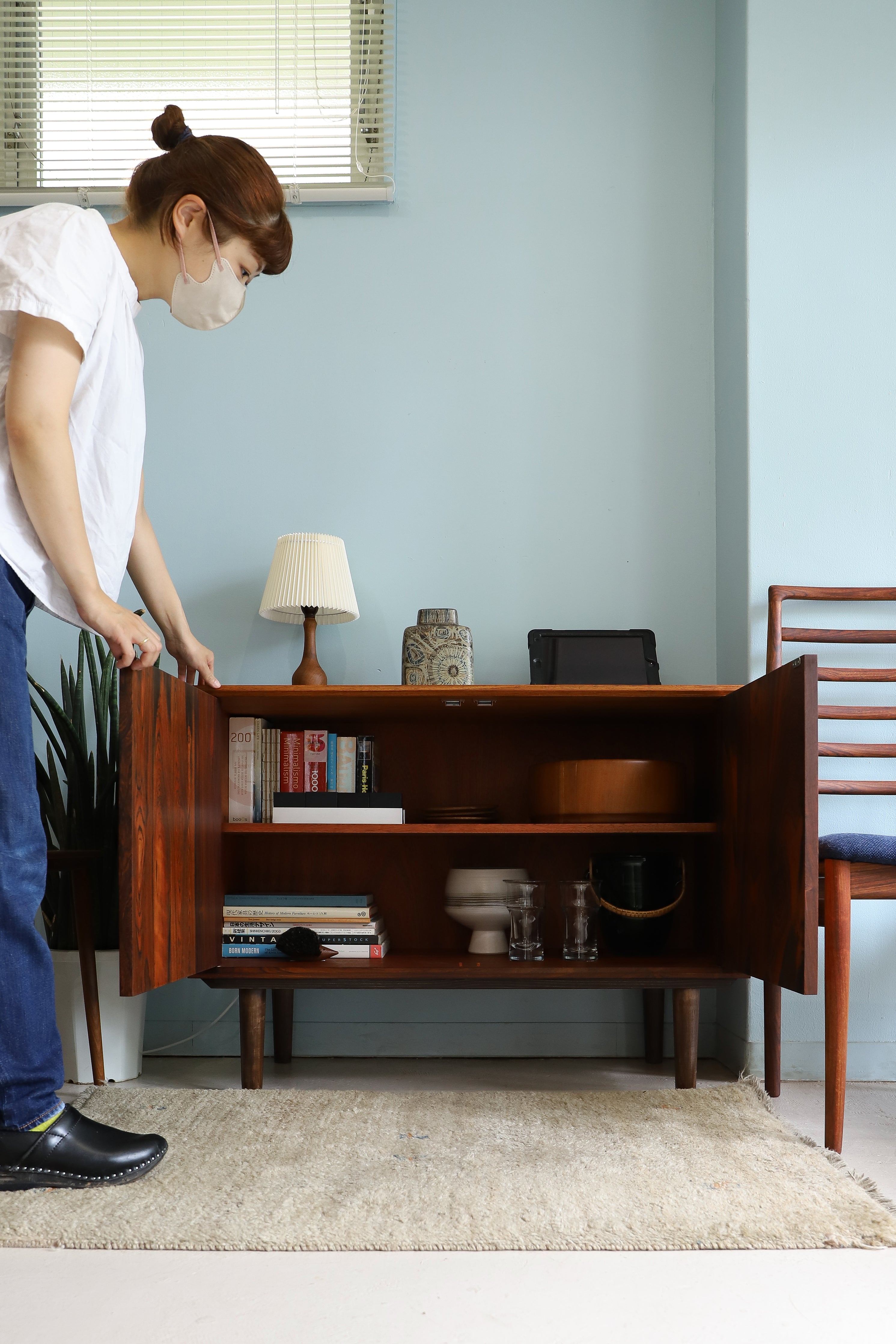 Danish Vintage Bornholms Møbelfabrik Rosewood Sideboard/デンマークヴィンテージ キャビネット サイドボード ローズウッド 収納 北欧家具