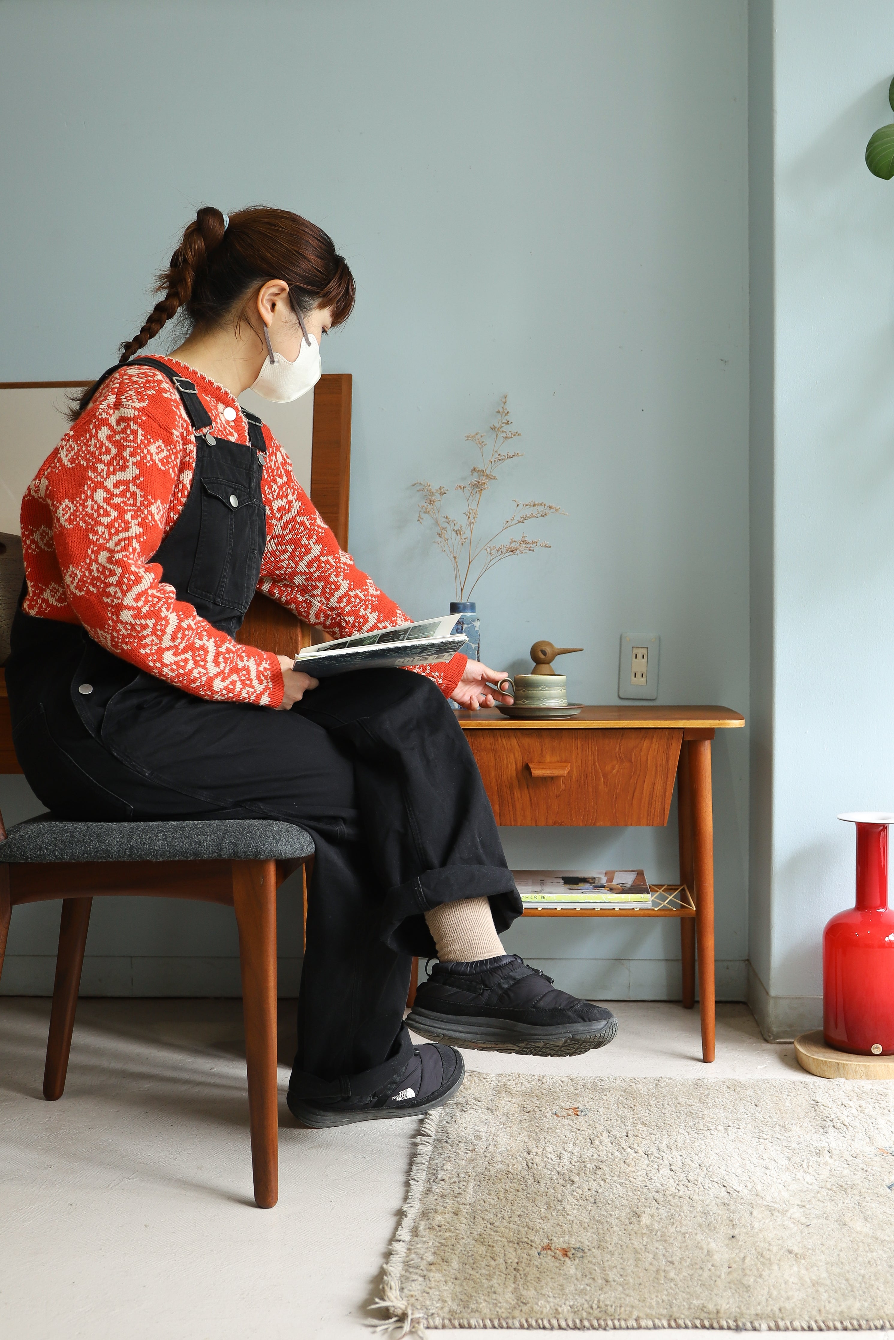 Danish Vintage Sewing Chest Side Table/デンマークヴィンテージ ソーイングサイド テーブル チェスト 北欧インテリア