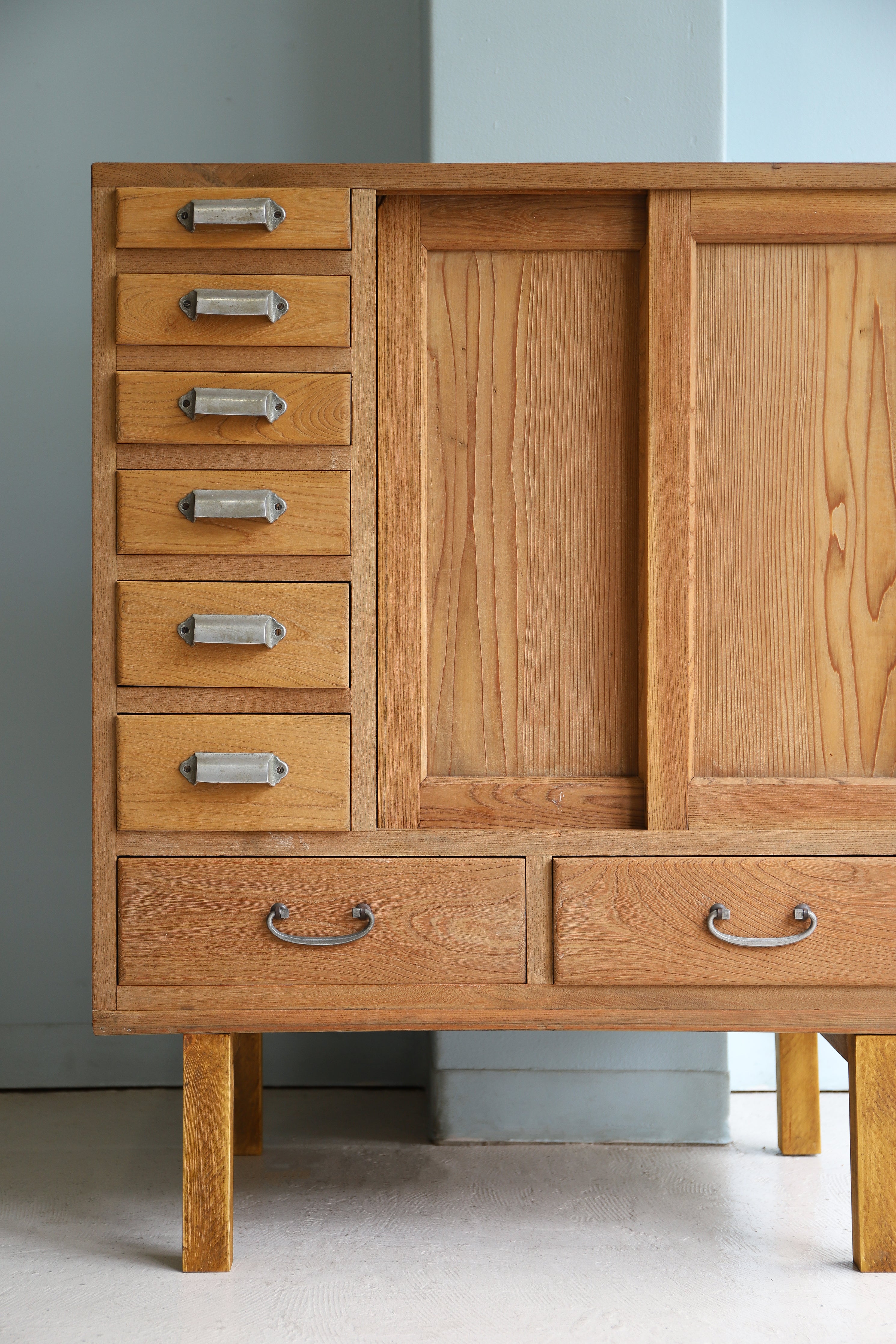 Japanese Vintage Wooden Cabinet Chest/ジャパンヴィンテージ 小引き出し 茶箪笥 収納 レトロ