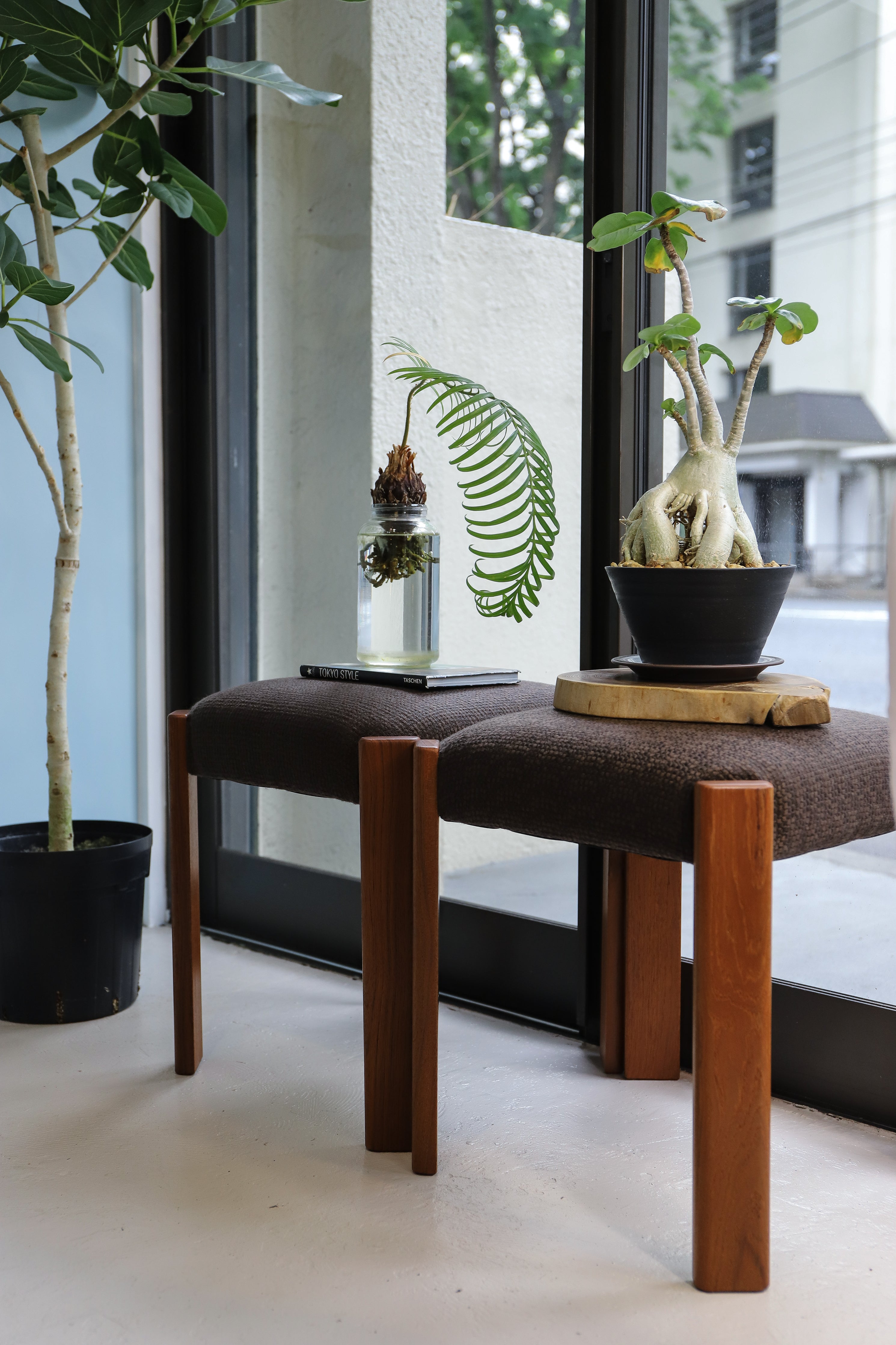 Japanese Vintage Teakwood Stool/ジャパンヴィンテージ スツール チーク材 椅子 モダン