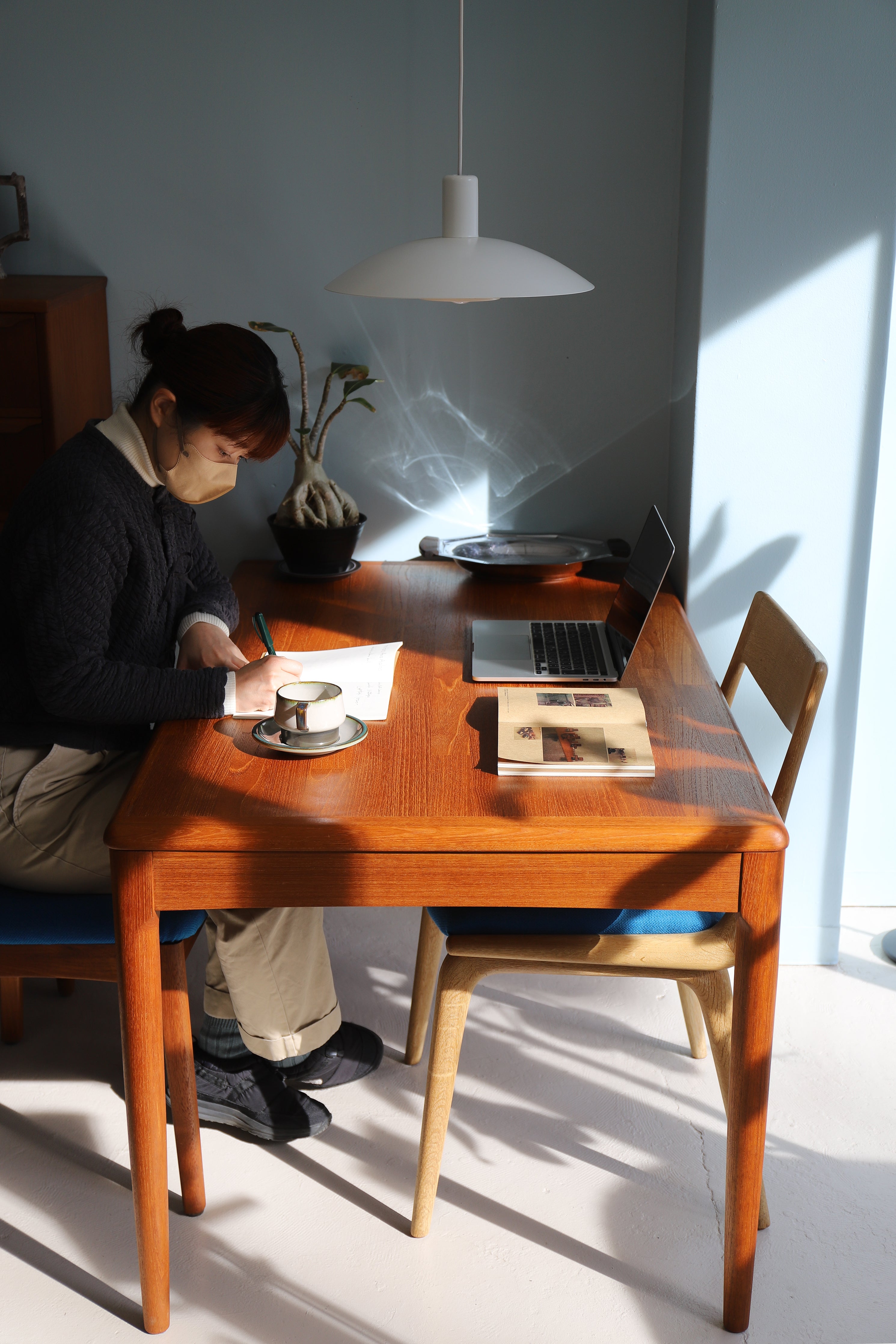 Japanese Vintage Teakwood Dining Table/ジャパンヴィンテージ ダイニングテーブル チーク材 北欧スタイル