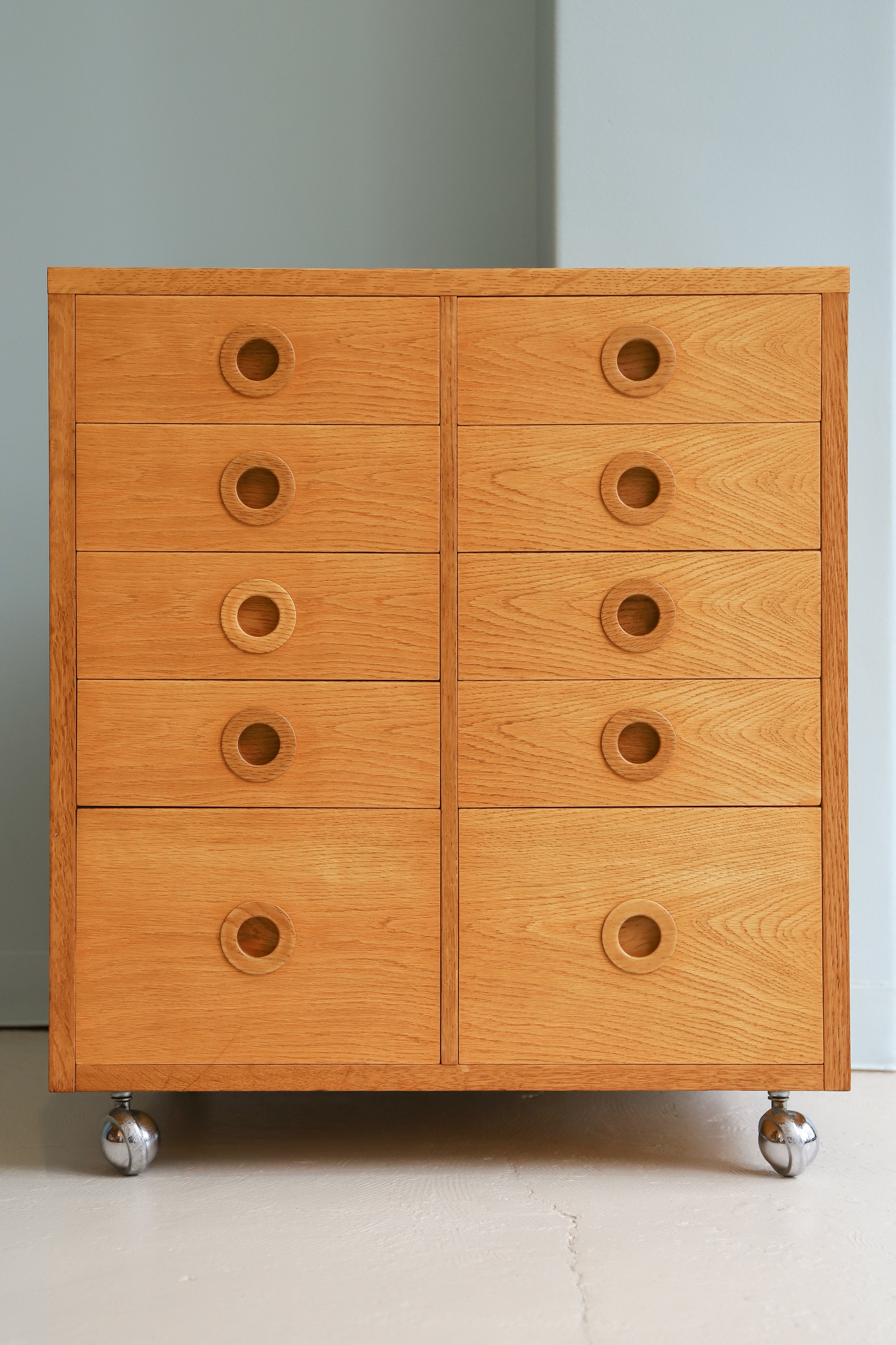 Japanese Vintage Oakwood Drawer Cabinet/ジャパンヴィンテージ キャビネット 引き出し オーク材 収納