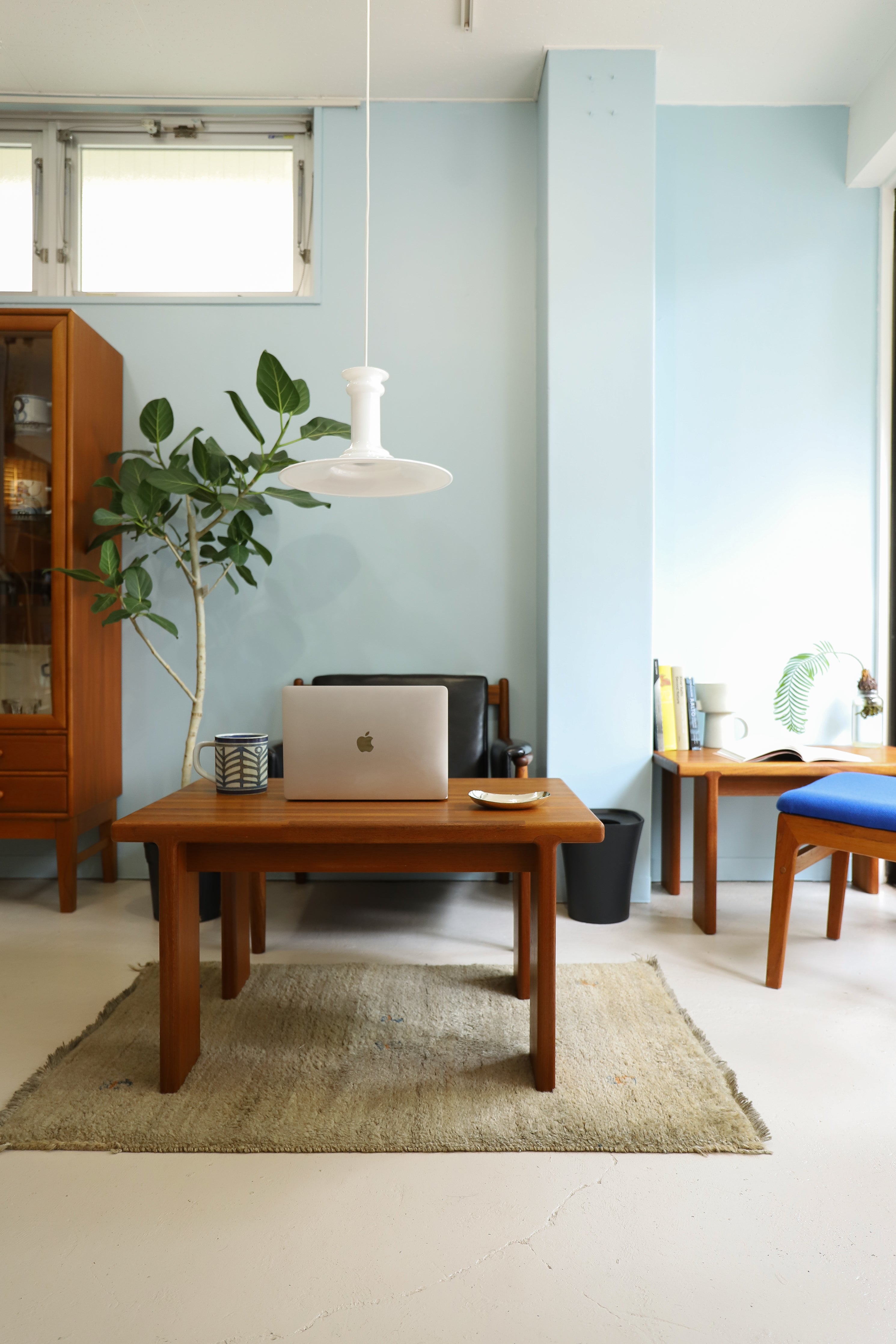 Japanese Vintage Teakwood Center Table/ジャパンヴィンテージ センターテーブル チーク集成材 サイドテーブル