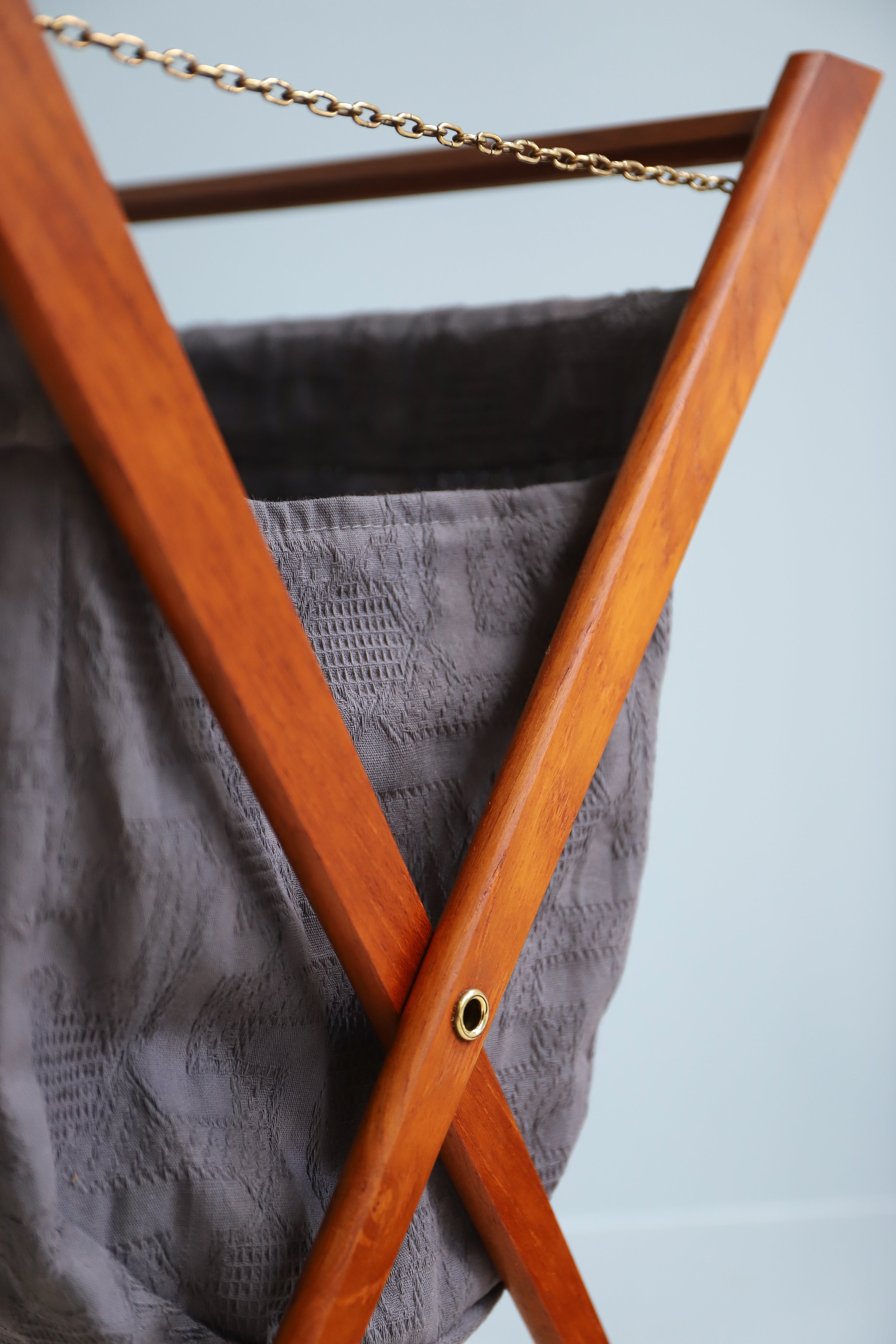 Foldable Magazine Rack Teakwood Scandinavian Vintage/ヴィンテージマガジンラック 折りたたみ式 チーク材 北欧インテリア