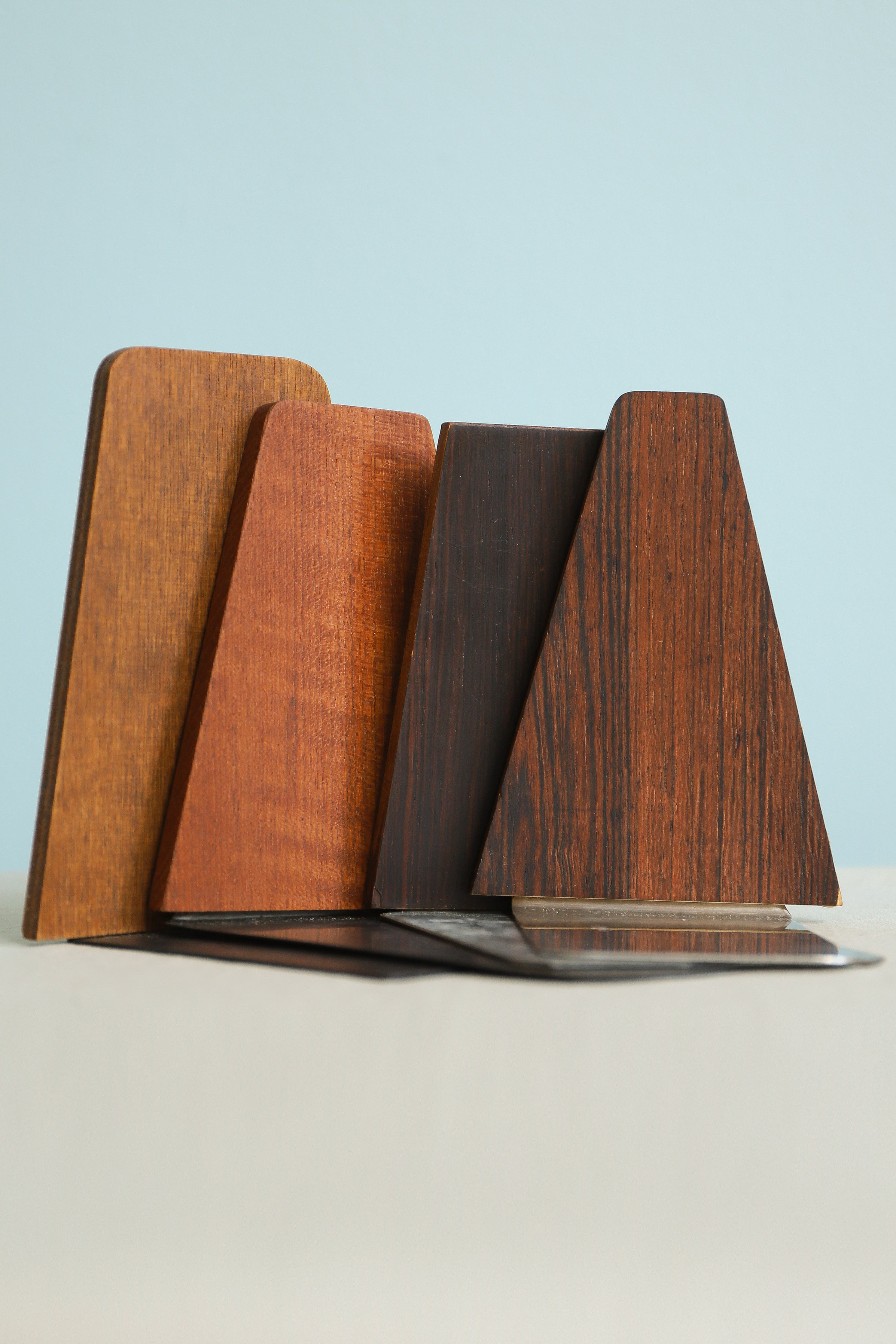Wooden Bookend Danish Vintage/デンマークヴィンテージ ブックエンド 本立て チーク材 ローズウッド材 オーク材 北欧インテリア