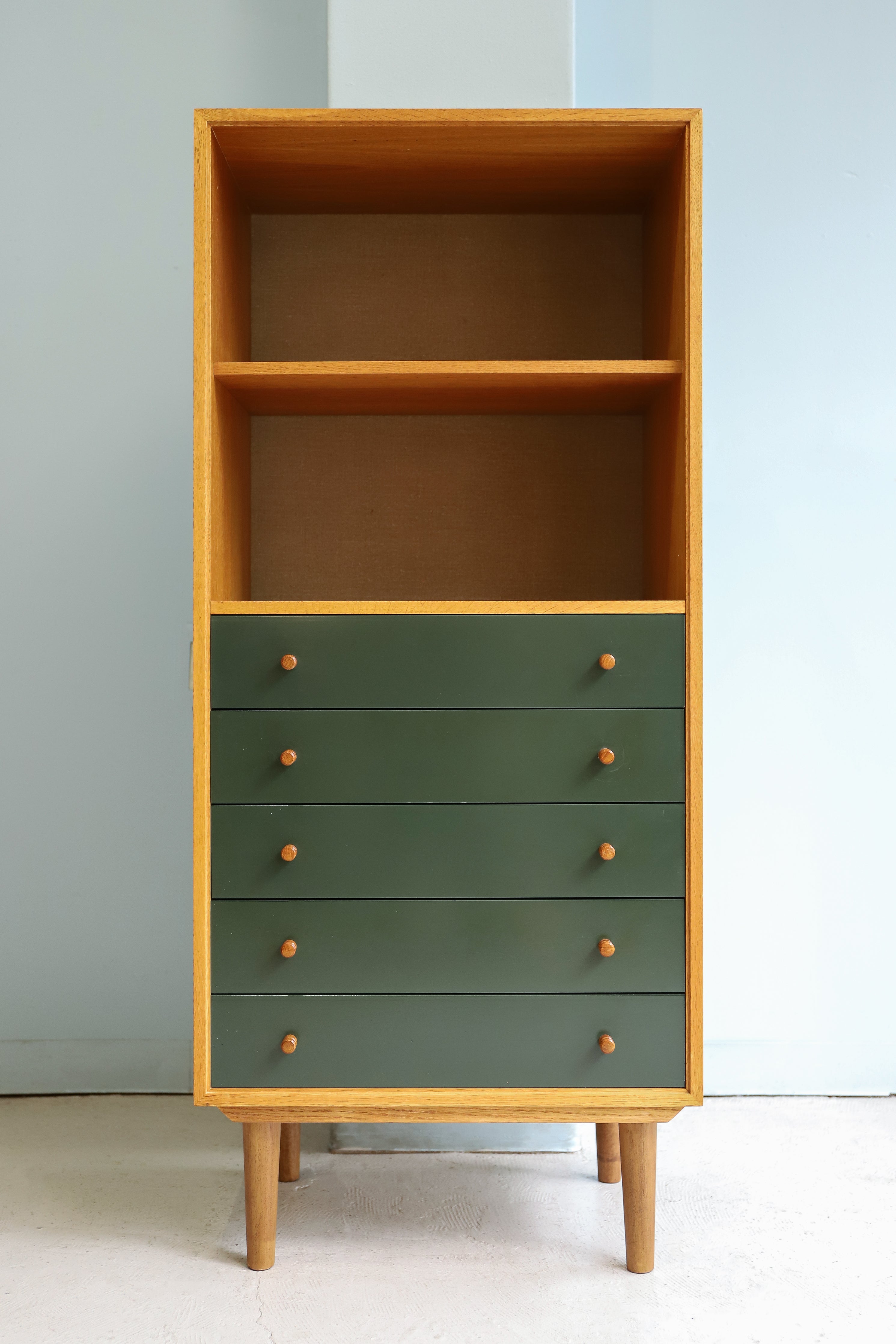 HG Møbler Oakwood Bookcase Shelf Danish Vintage/デンマークヴィンテージ ブックケース シェルフ オーク材 収納家具 北欧インテリア