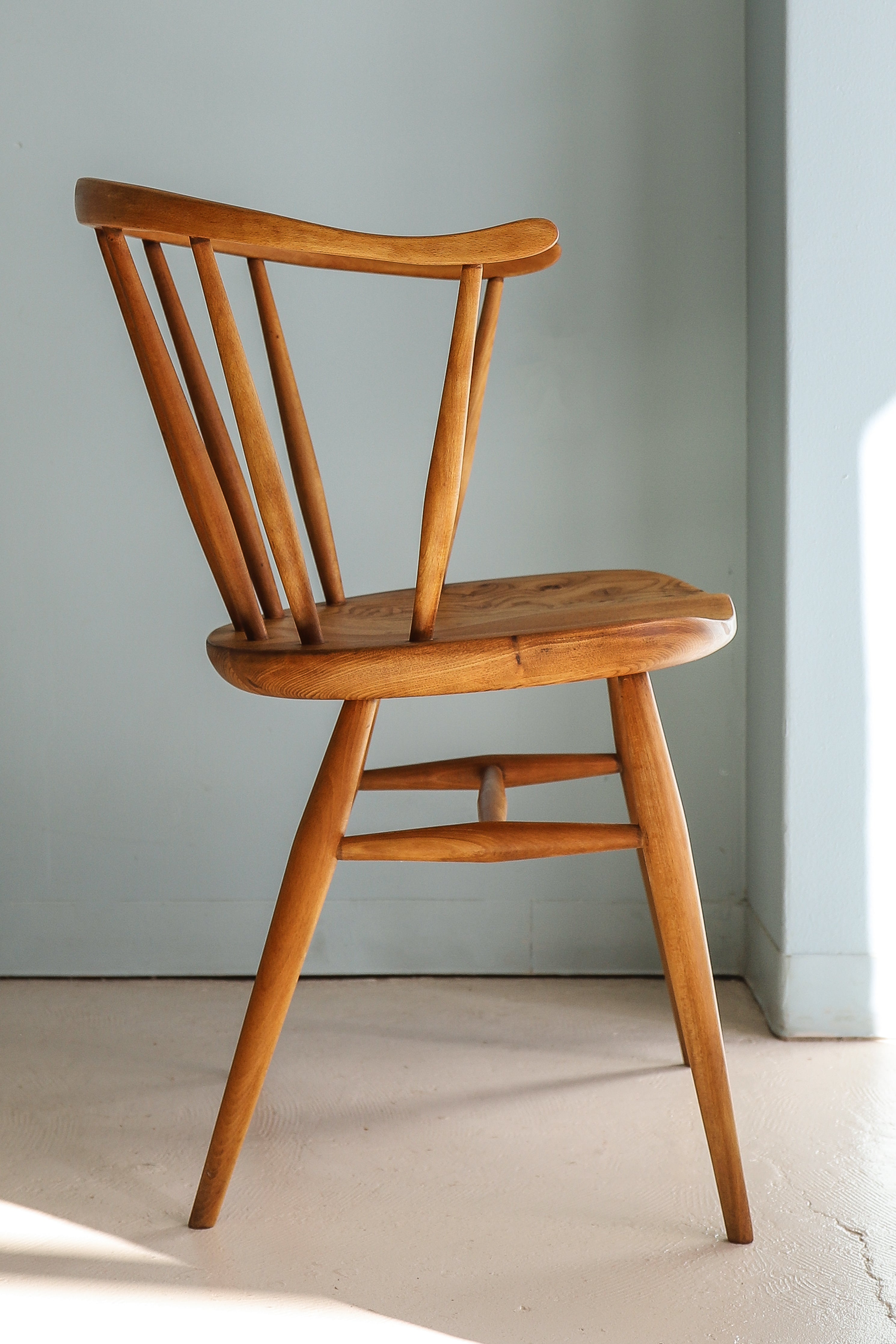 1950’s UK Vintage Ercol Windsor Chair Model 449A Cowhorn Smoker’s/イギリスヴィンテージ アーコール ウィンザーチェア カウホーン スモーカーズ 椅子