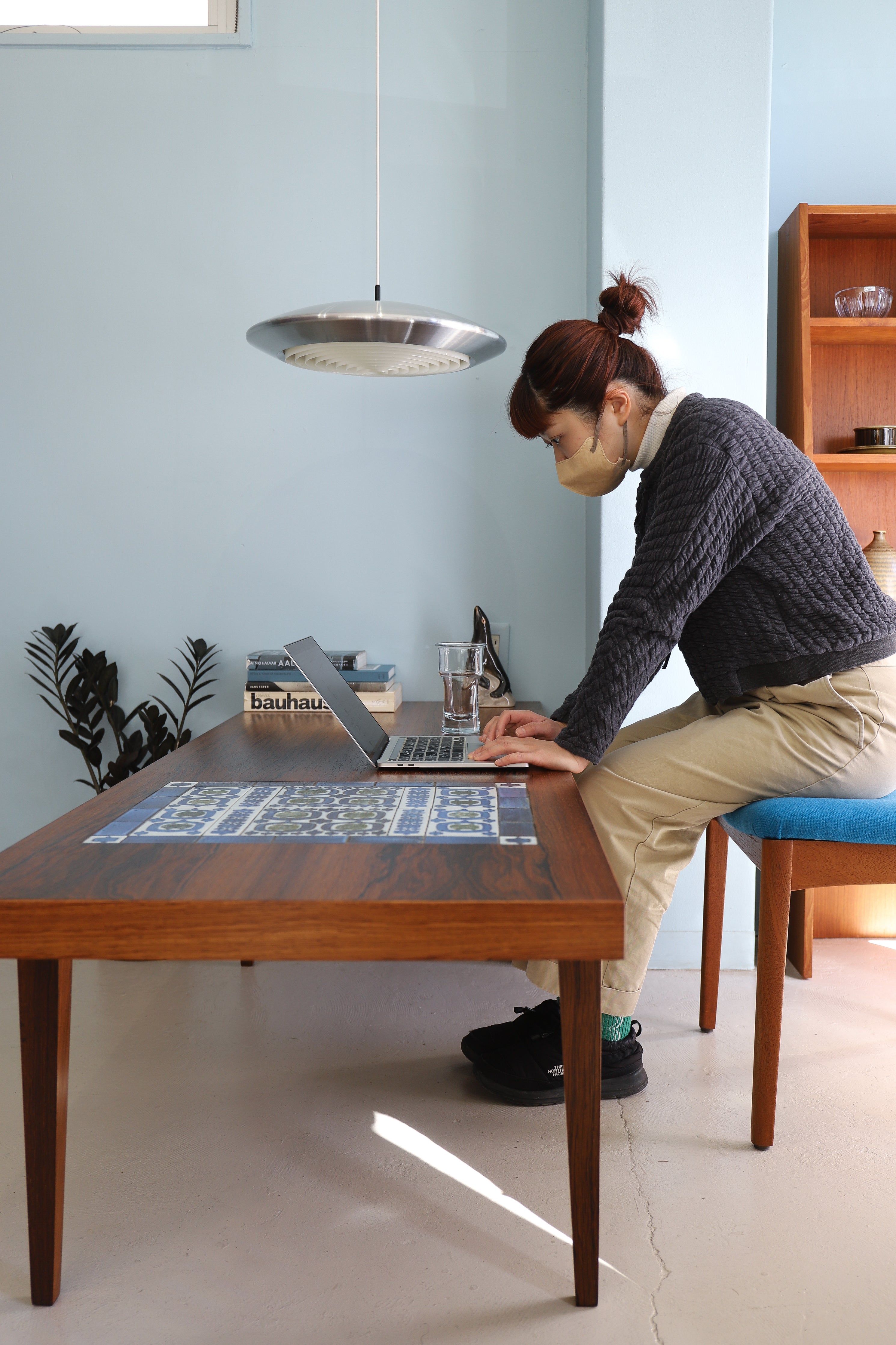 Haslev×Royal Copenhagen Rosewood Coffee Table/ハスレヴ×ロイヤルコペンハーゲン コーヒーテーブル ローズウッド タイルトップ