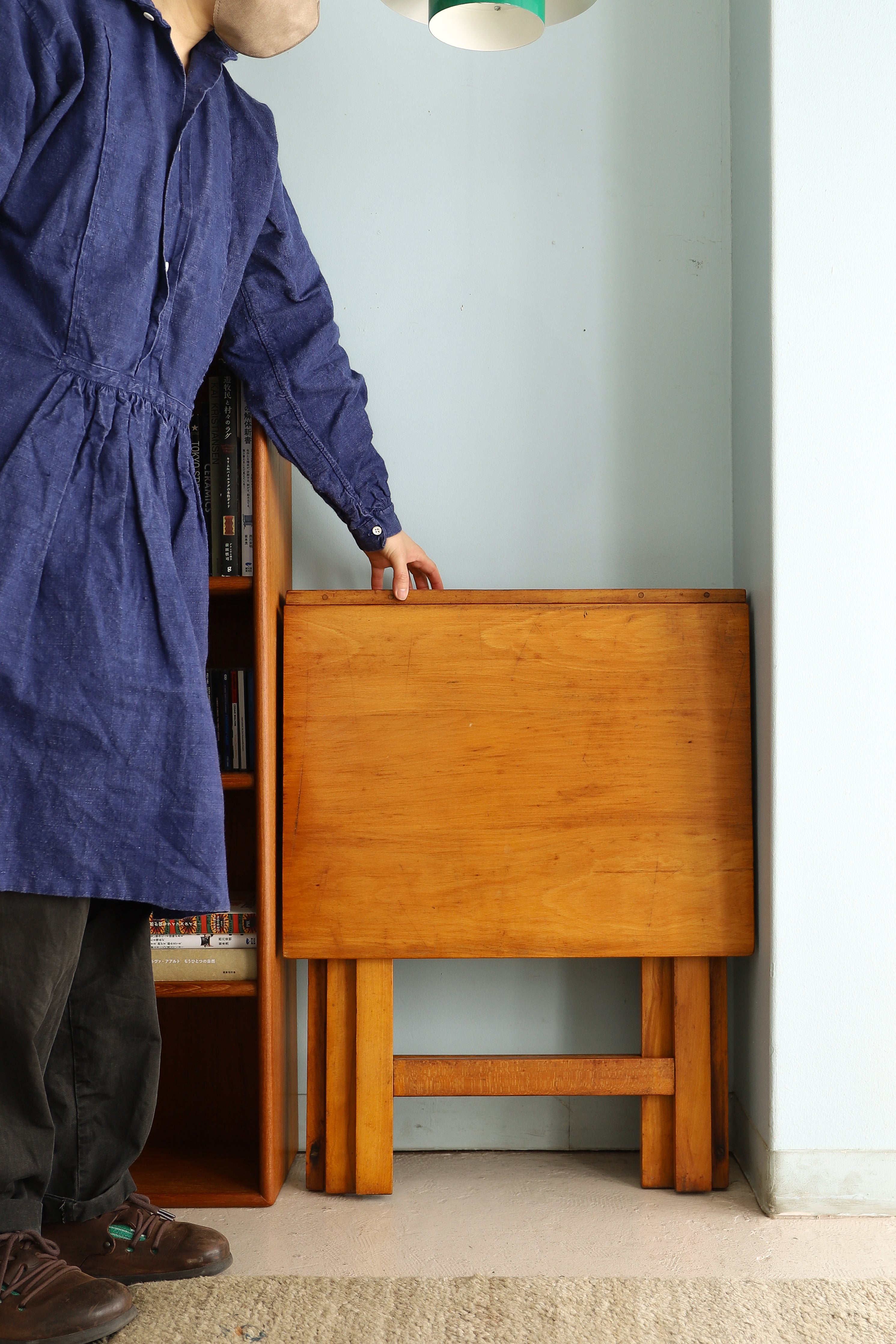 UK Vintage Esavian Ltd Folding School Desk/イギリスヴィンテージ エサビアン 折りたたみ スクールデスク 学校机