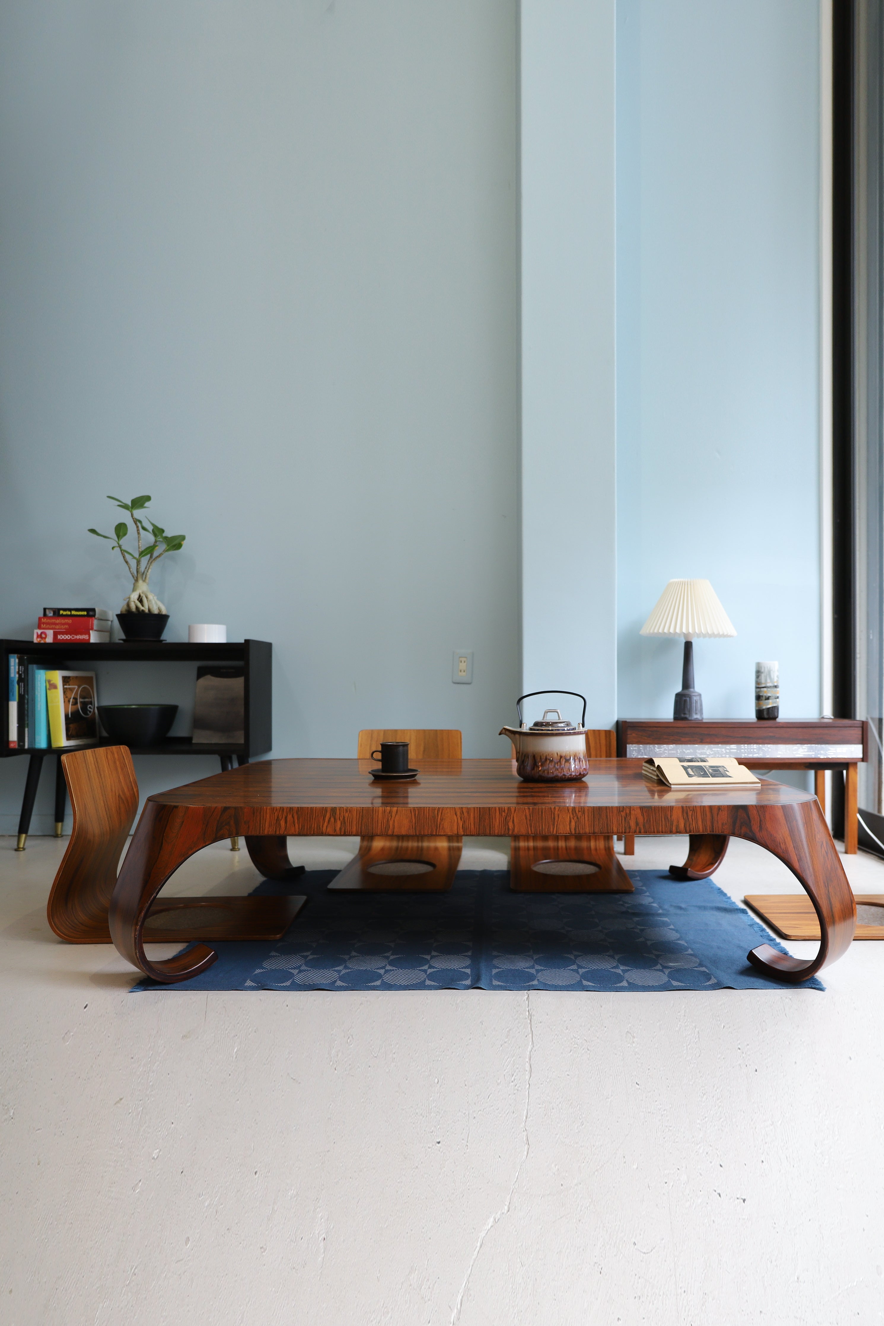 Tendo Low Table Rosewood Japanese Modern/天童木工 座卓 剣持勇 ローズウッド ジャパニーズモダン