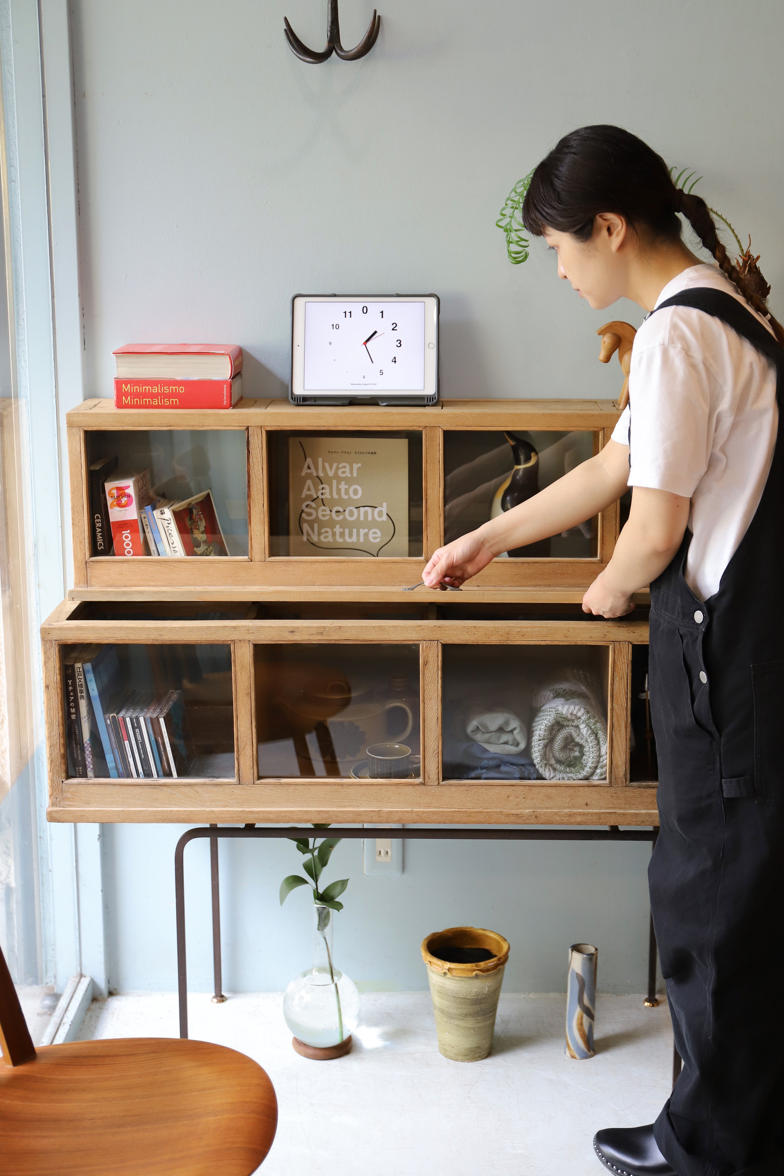 Japanese Vintage Glass Display Case/ジャパンヴィンテージ ガラスショーケース レトロ 古道具