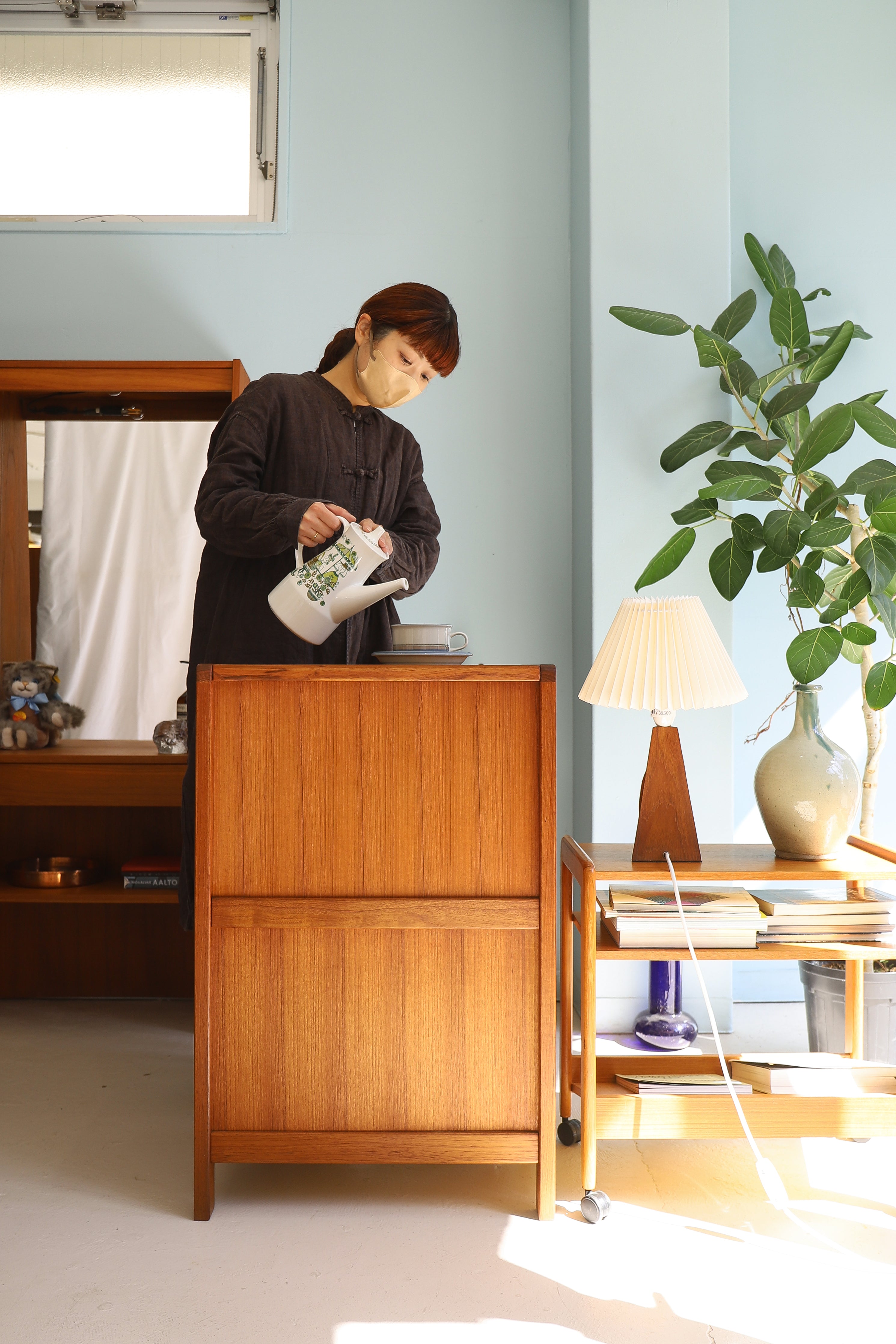 Japanese Vintage Nissin Mokkou Drawer Chest Teakwood/日進木工 チェスト 引き出し チーク材 北欧スタイル ジャパンヴィンテージ