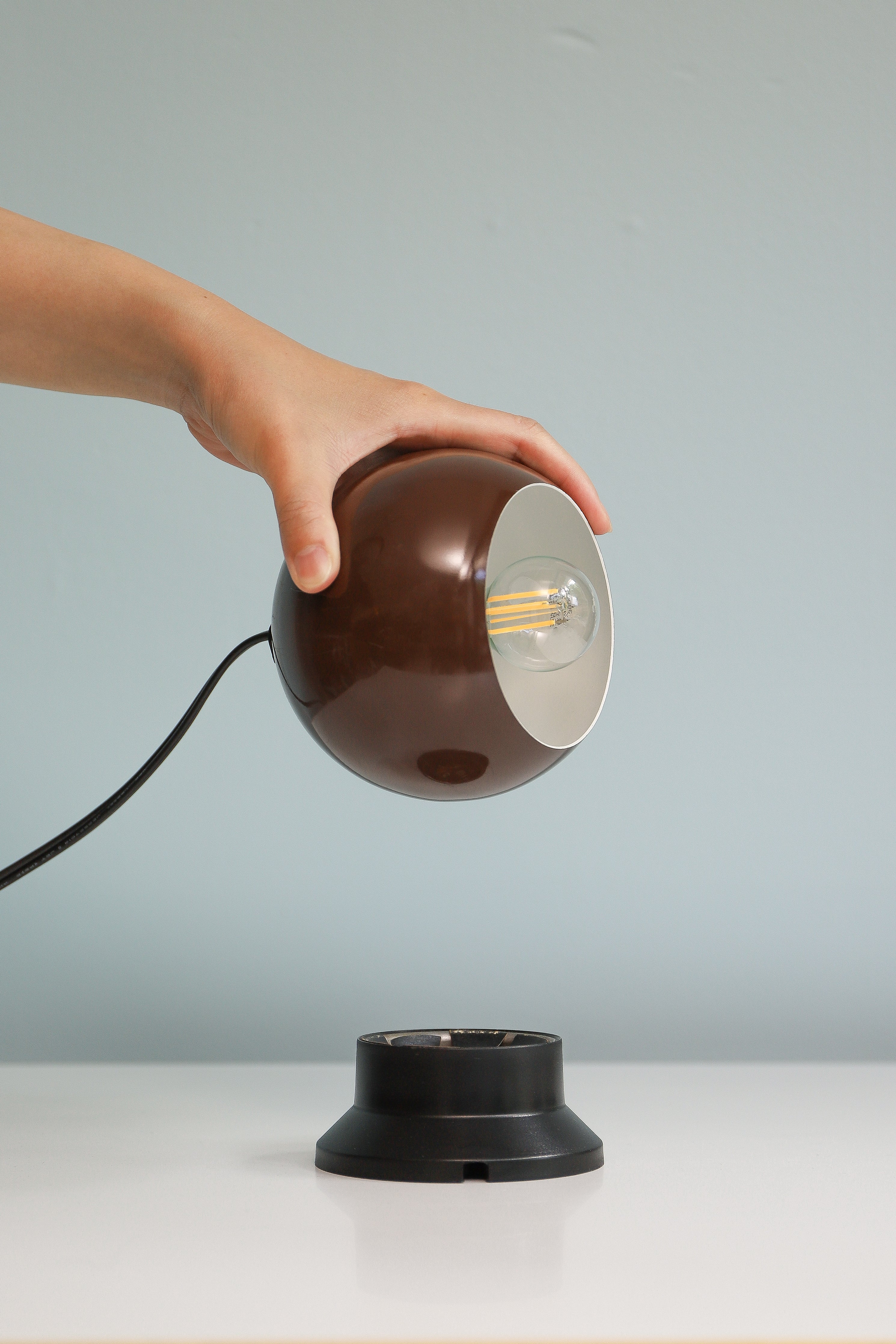 Danish Vintage Magnet Ball Wall Lamp/デンマークヴィンテージ ボールウォールランプ 壁掛け テーブルランプ 北欧インテリア