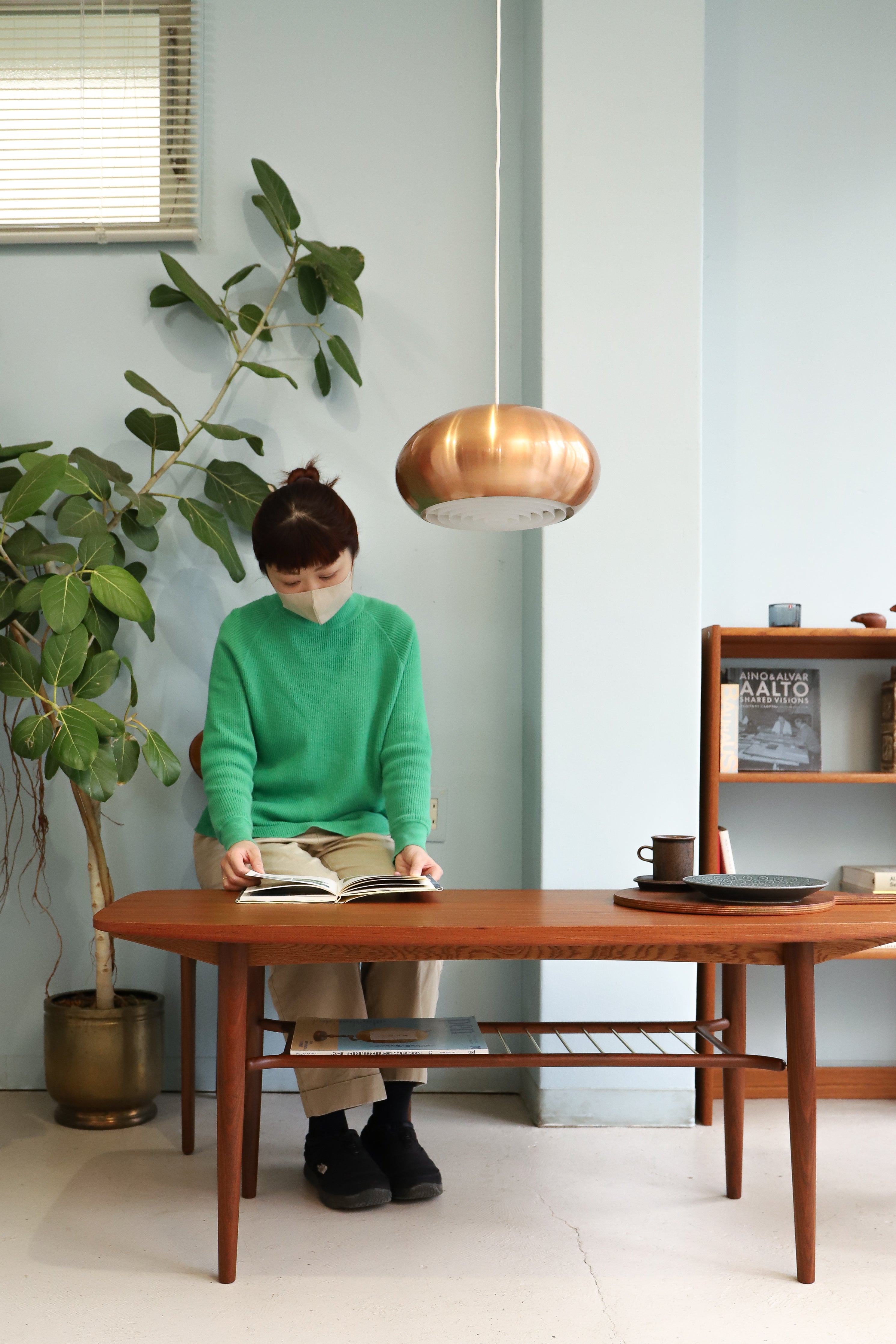 Danish Vintage Gorm Møbler Coffee Table with Rack/デンマークヴィンテージ コーヒーテーブル ラック付き 北欧家具