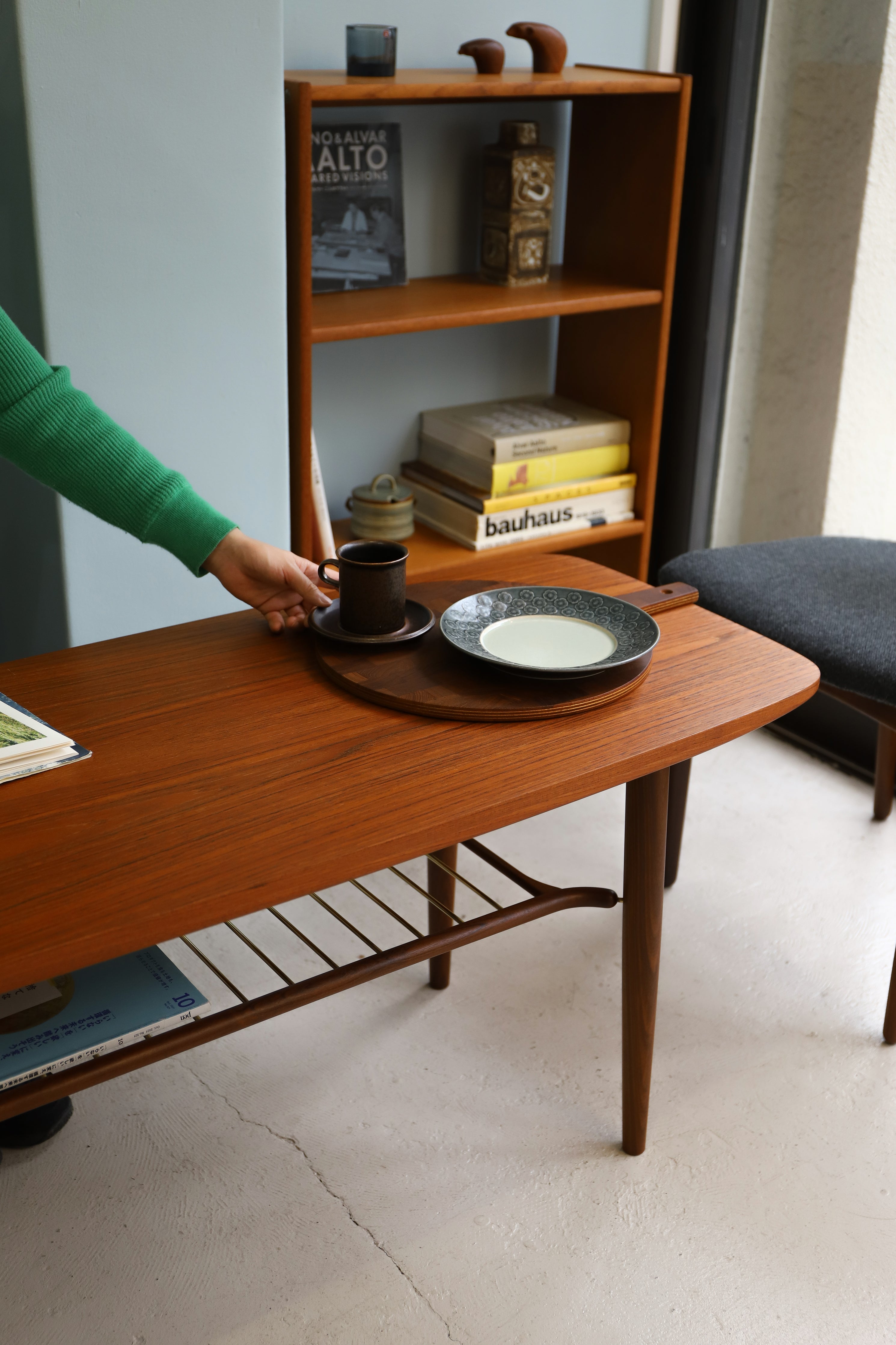 Danish Vintage Gorm Møbler Coffee Table with Rack/デンマークヴィンテージ コーヒーテーブル ラック付き 北欧家具