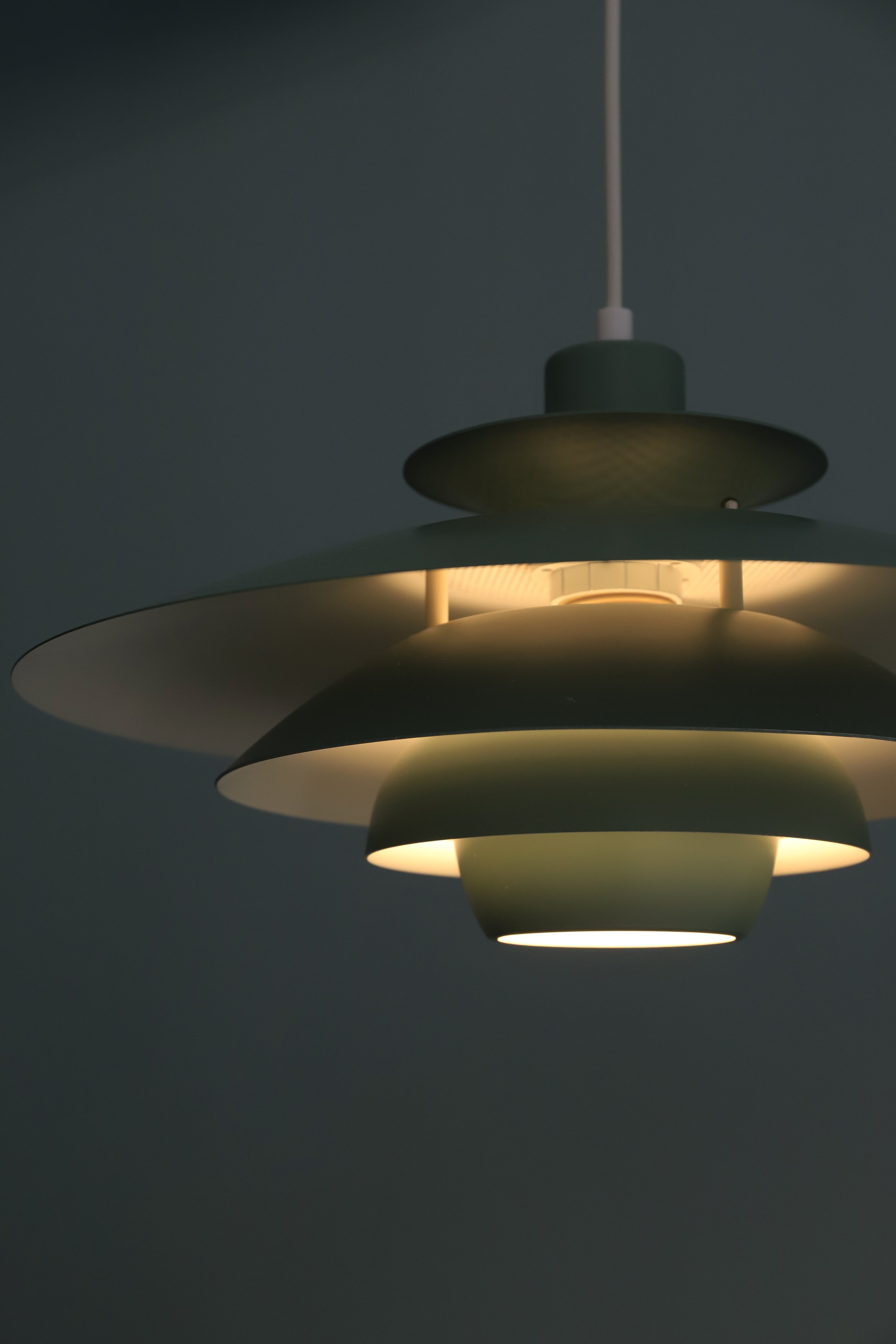 Jeka Alexia 8079-H Pendant Light Danish Vintage/デンマークヴィンテージ ジェカ ペンダントライト 照明 グリーン 北欧インテリア