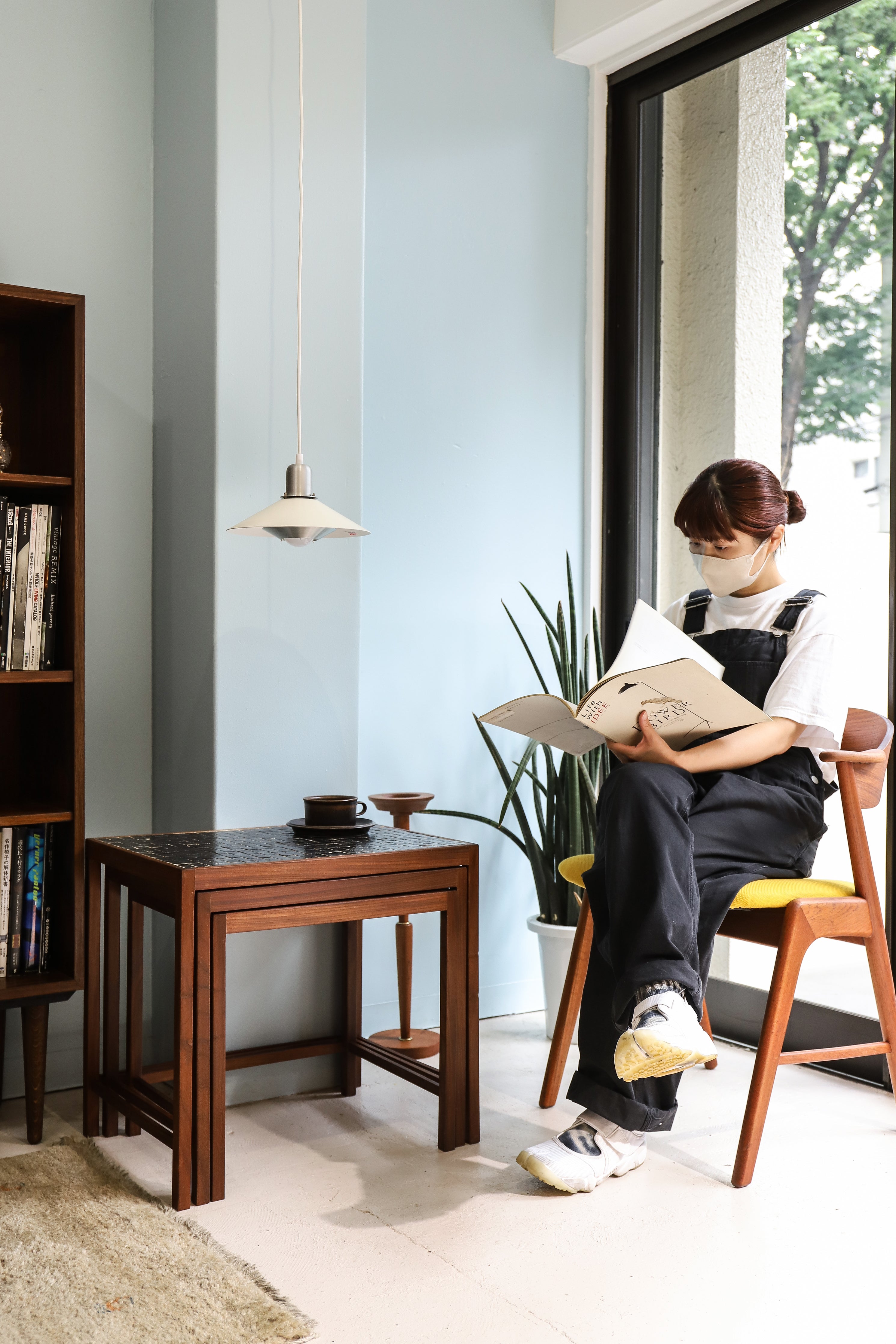 Danish Vintage Tile Top Nesting Table/デンマークヴィンテージ タイルトップ ネストテーブル 北欧家具