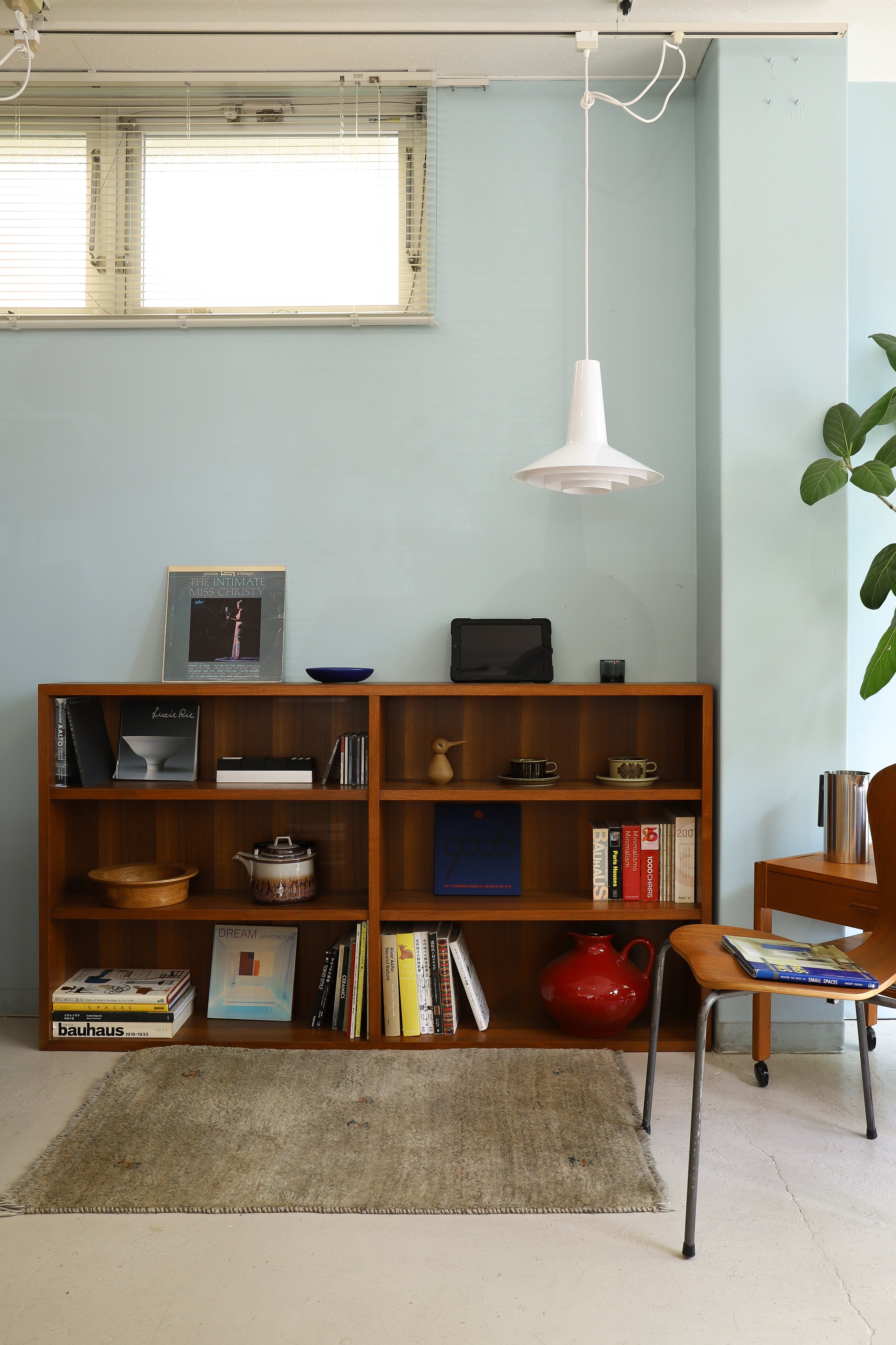 Japanese Vintage Teakwood Low Book Shelf/ジャパンヴィンテージ 本棚 ブックシェルフ レトロ