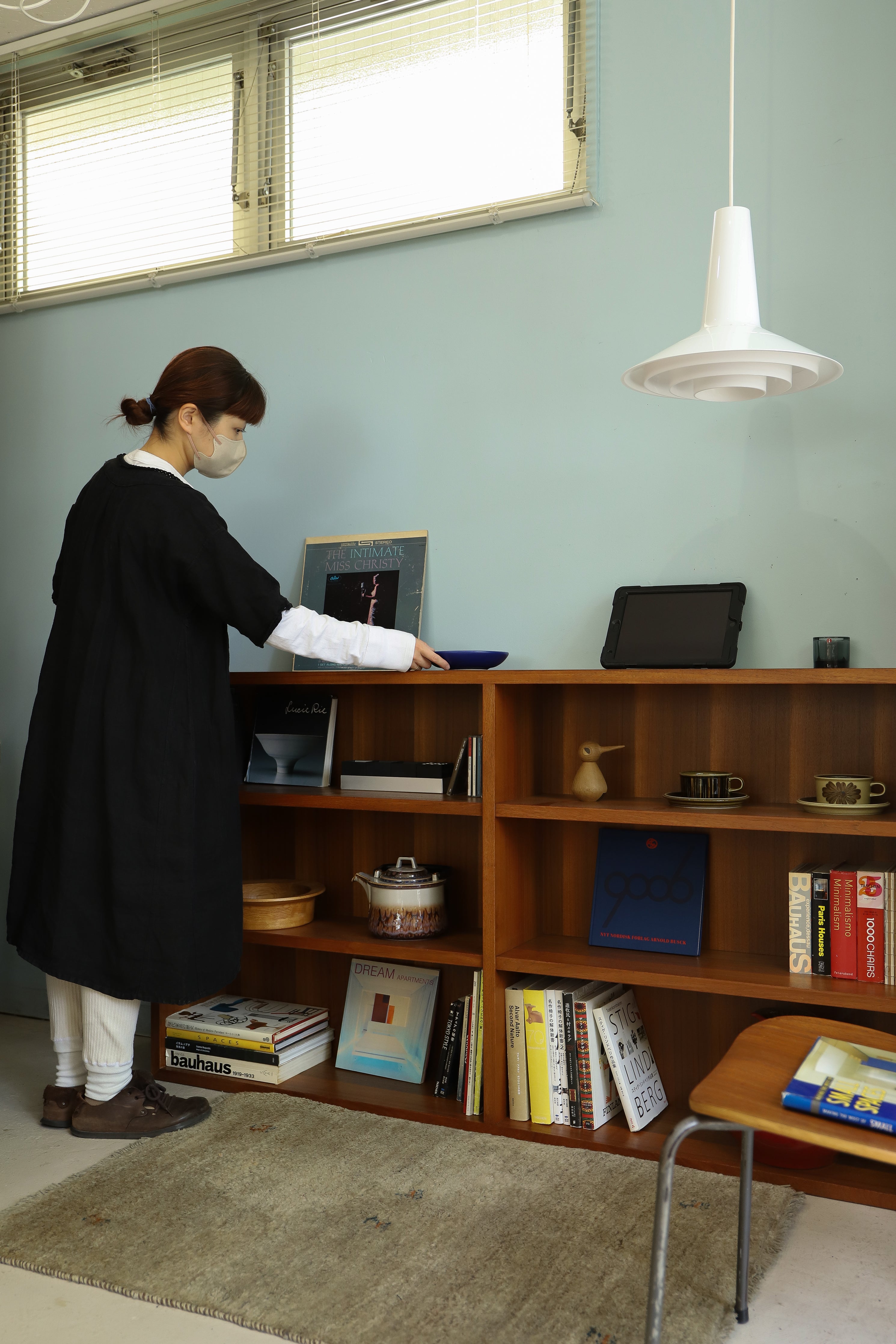 Japanese Vintage Teakwood Low Book Shelf/ジャパンヴィンテージ 本棚 ブックシェルフ レトロ